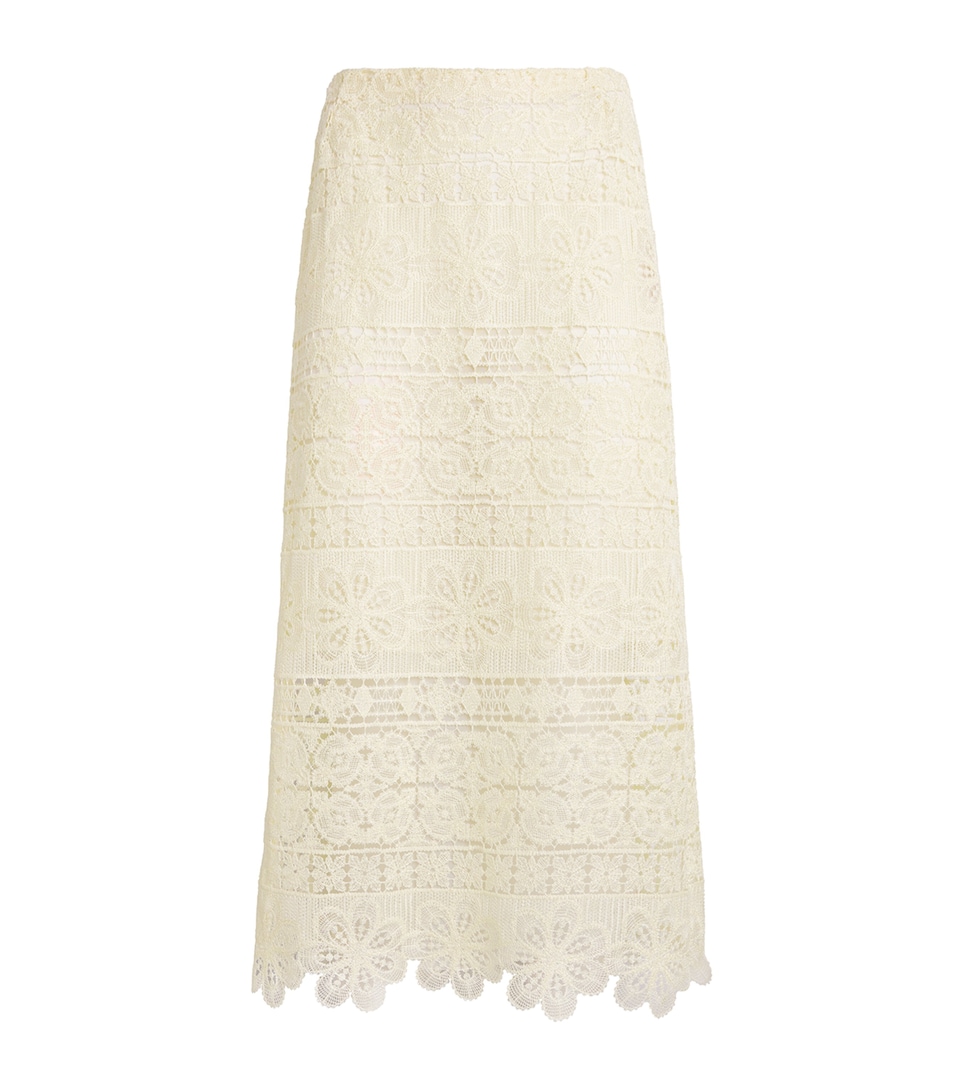 Crochet Midi Pencil Skirt