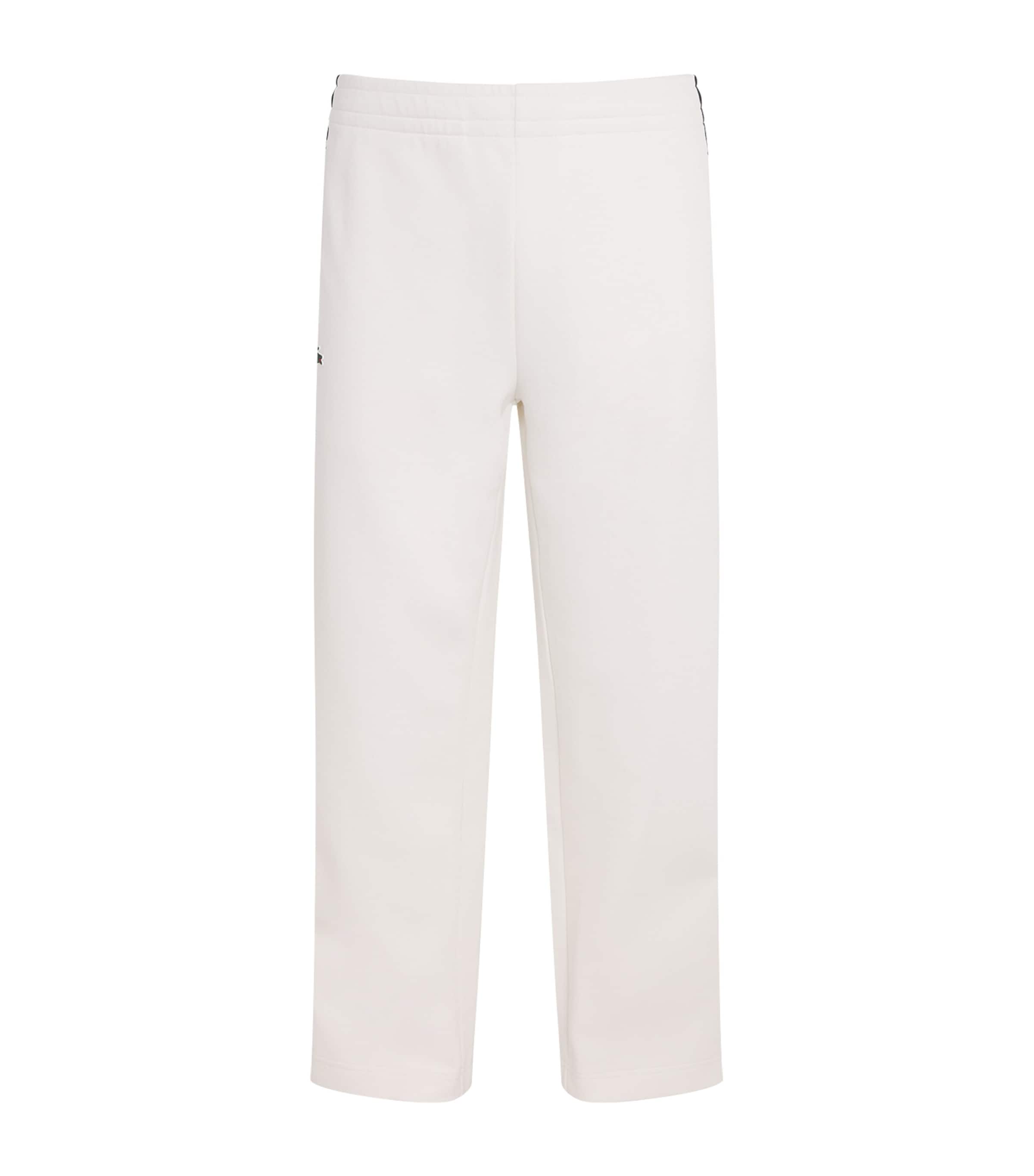 Lacoste Mens Tennis Heritage Sweatpants Blanc Marine