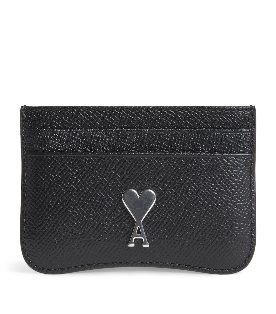 Grained Leather Paris Card Holder