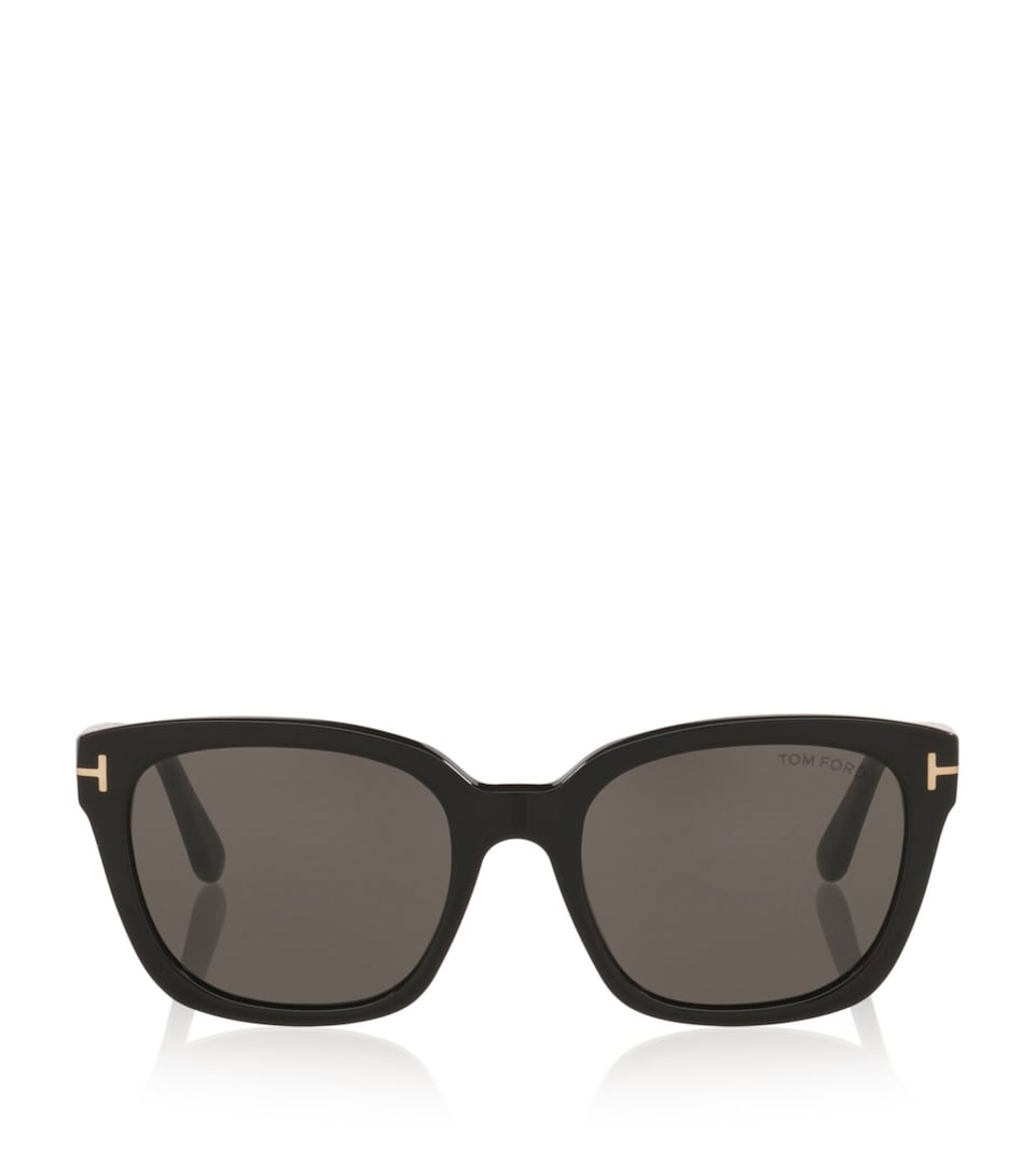 TOM FORD Haylay Square Sunglasses Black