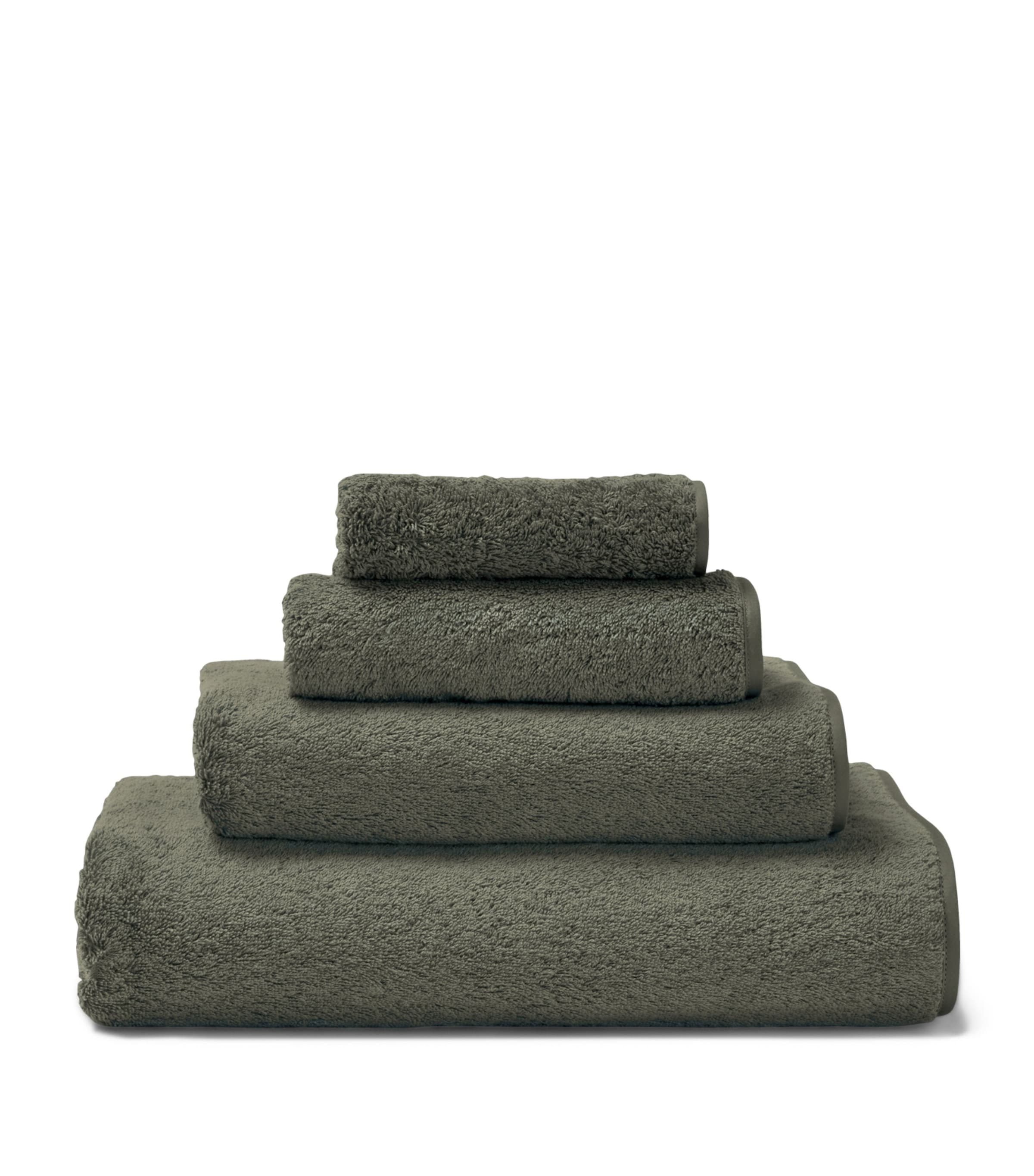 Frette Cotton Unito Wash Cloth (30cm x 30cm) Verdigris