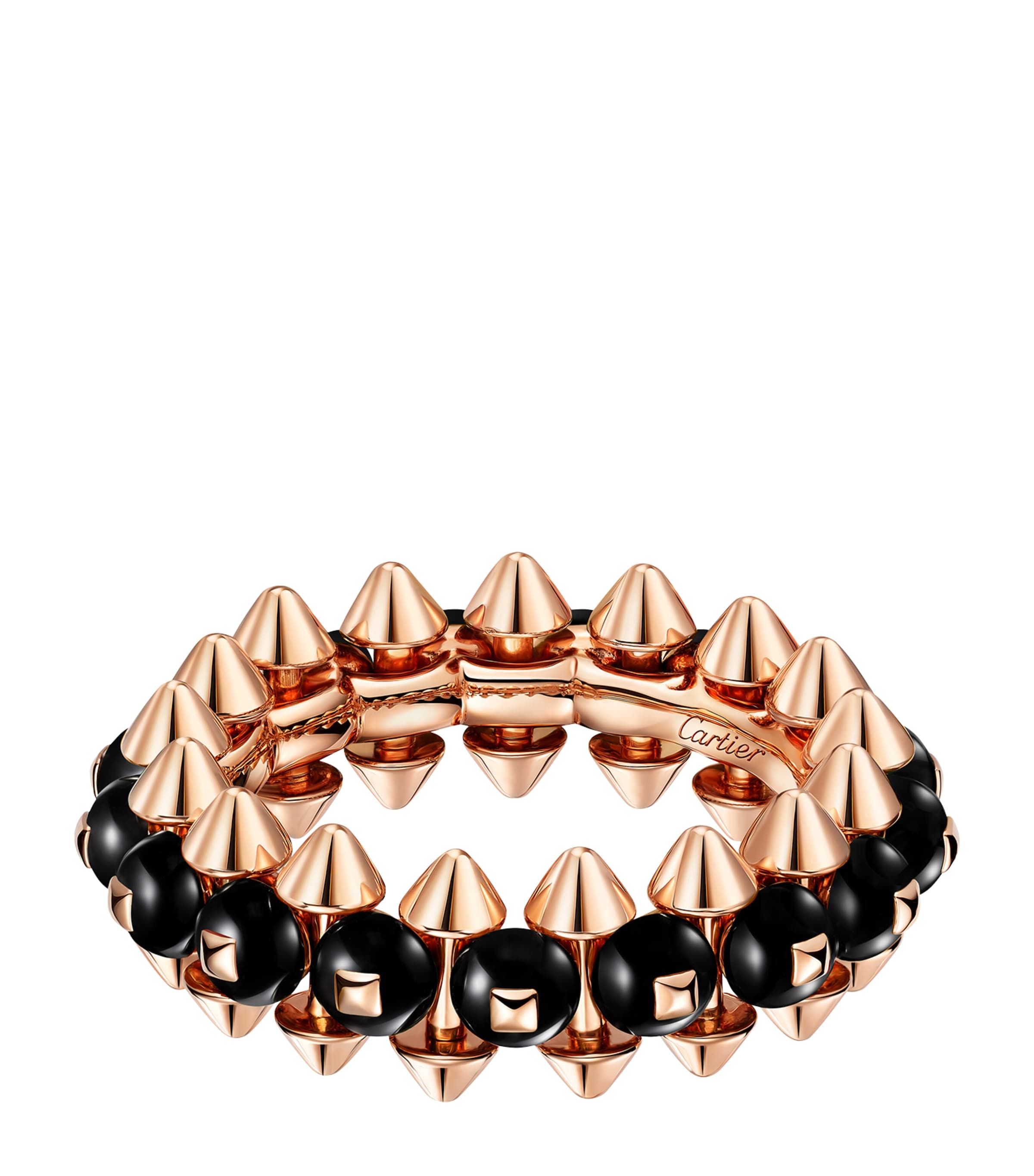Rose Gold and Onyx Clash de Cartier Ring