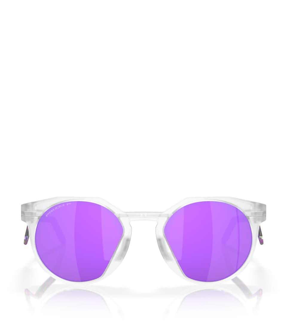 Oakley HTSN Metal Round Sunglasses Clear