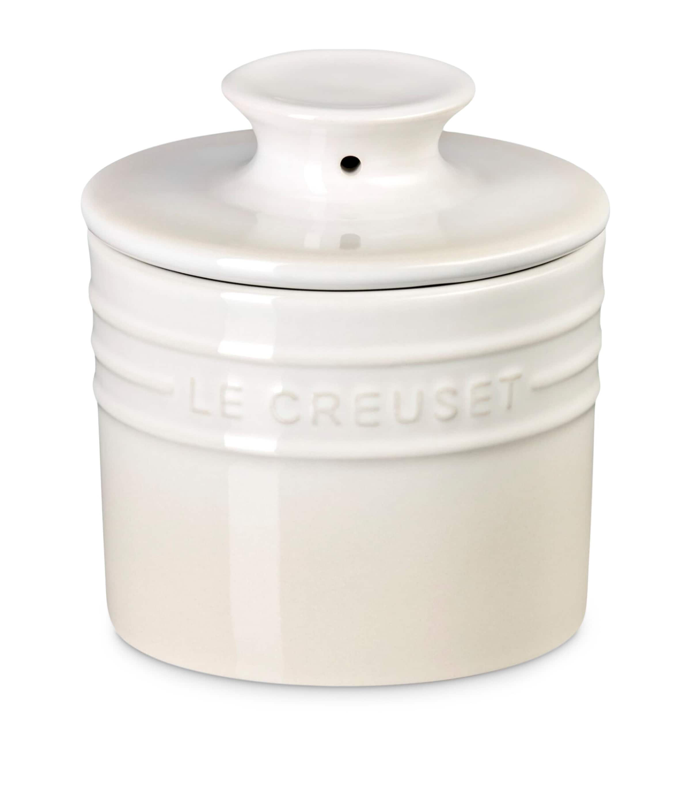 Le Creuset Stoneware Butter Crock Meringue