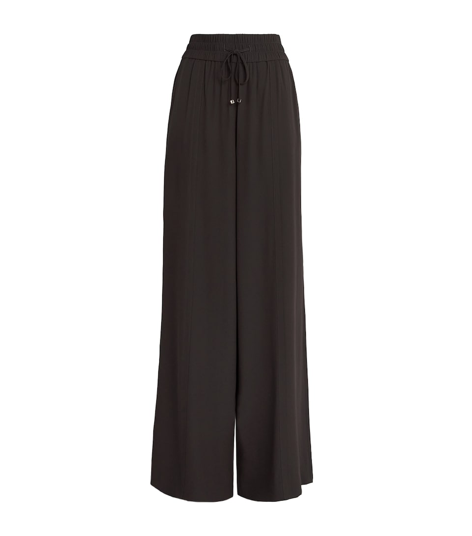 Crepe Dee Wide-Leg Trousers