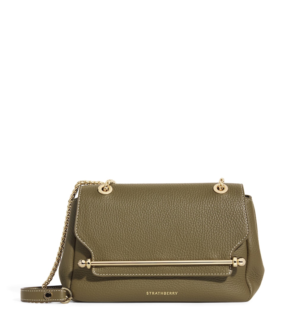 Mini Leather East-West Shoulder Bag