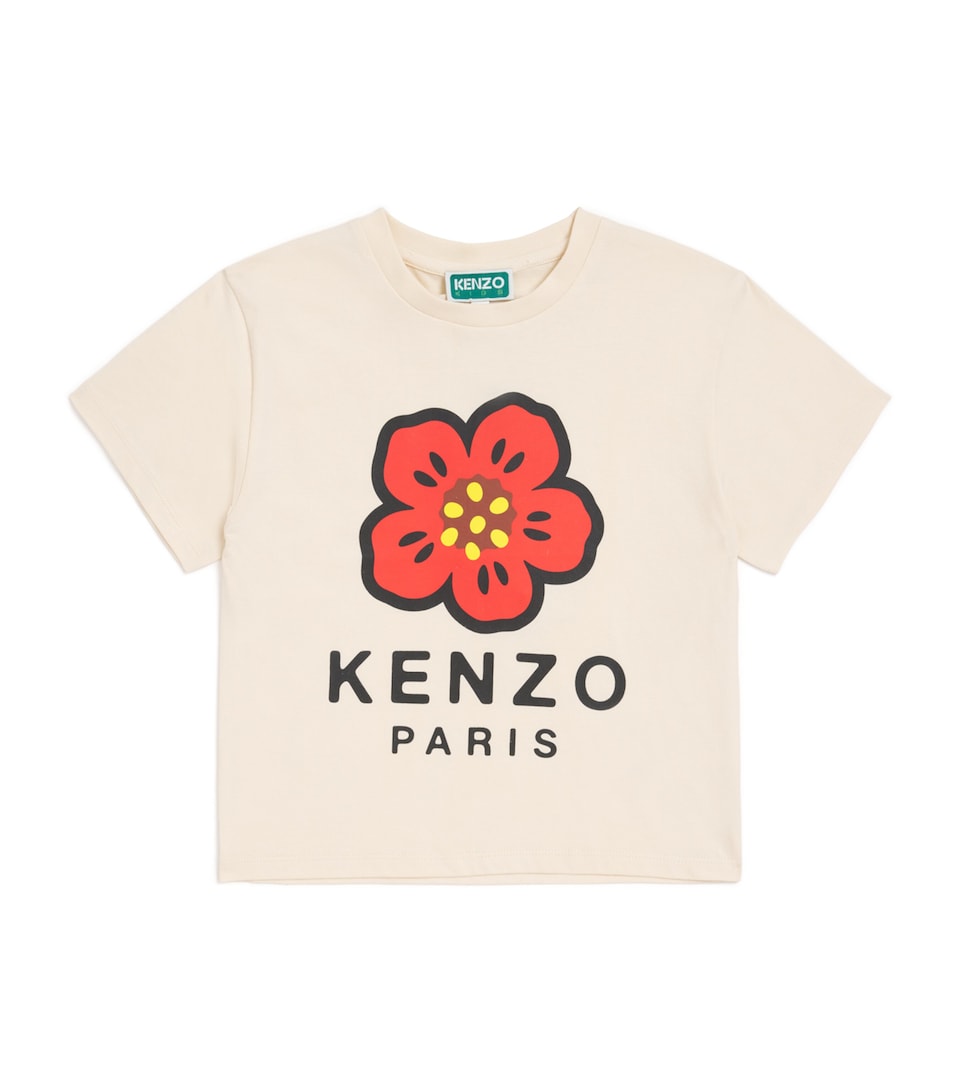 Cotton Flower Logo T-Shirt (2-14 Years)