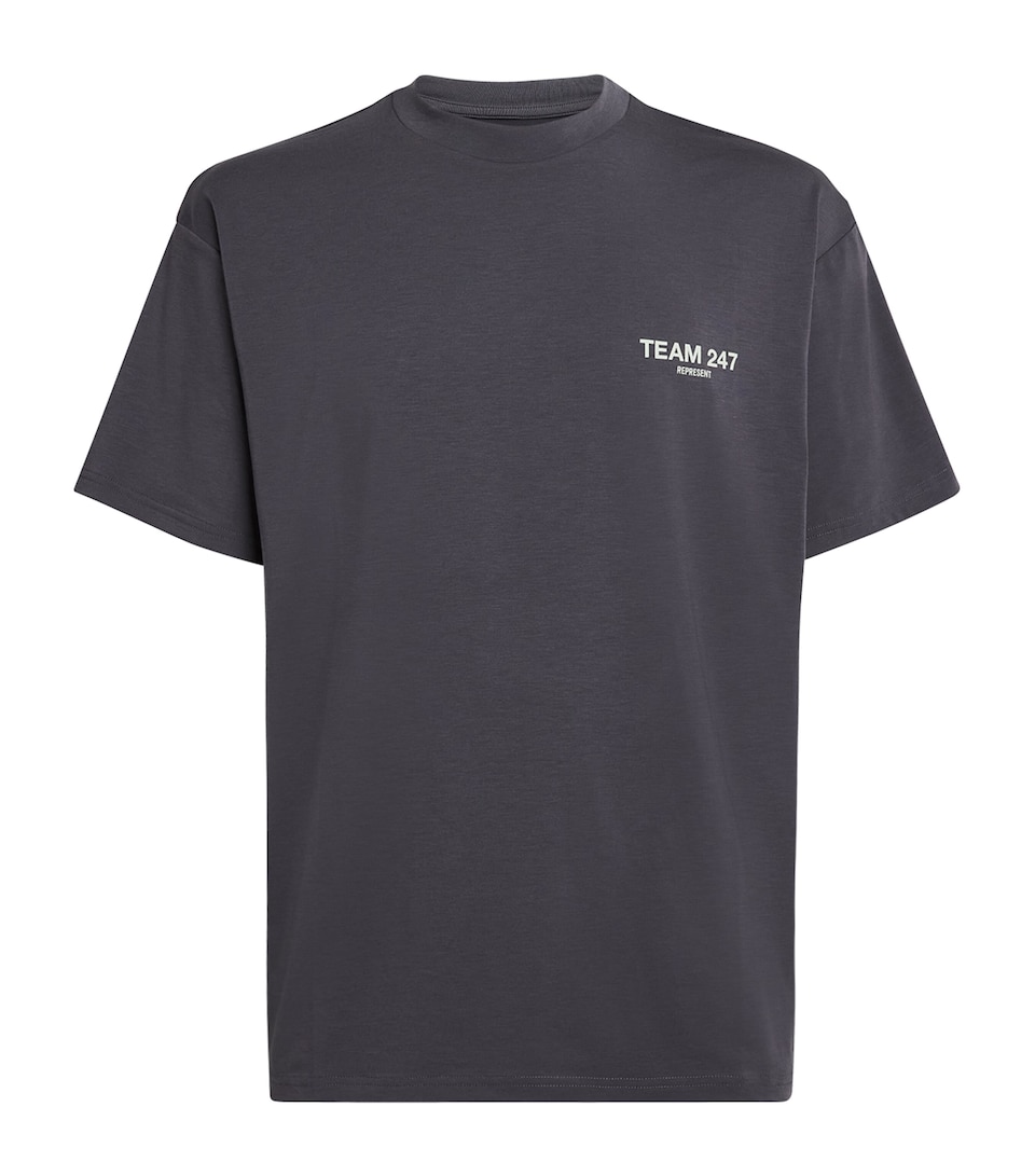 Represent 247 Mens Team 247 T-Shirt Graphene/fern
