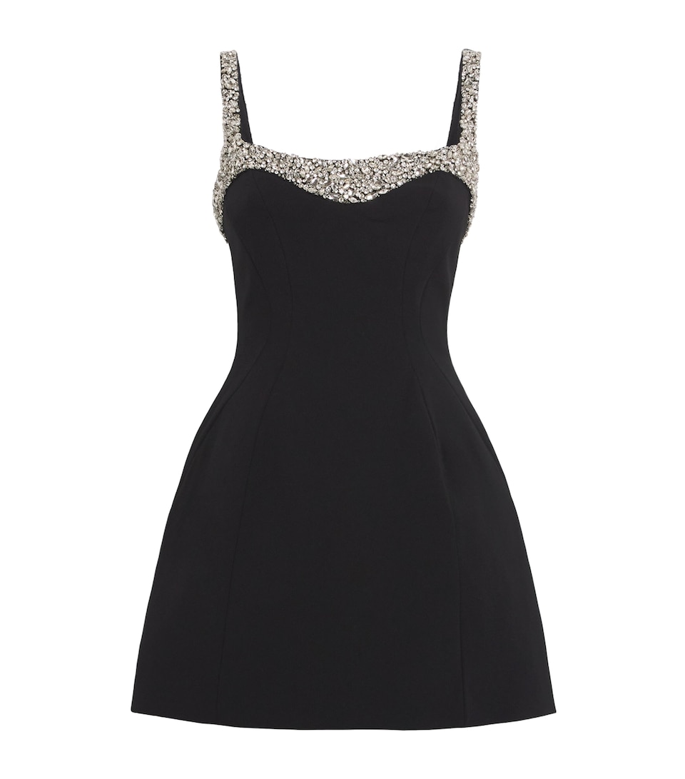 Embellished Amour Mini Dress