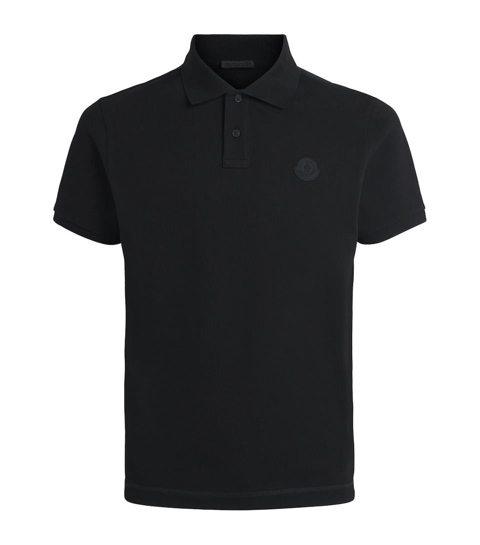 Moncler Mens Cotton Logo Polo Shirt