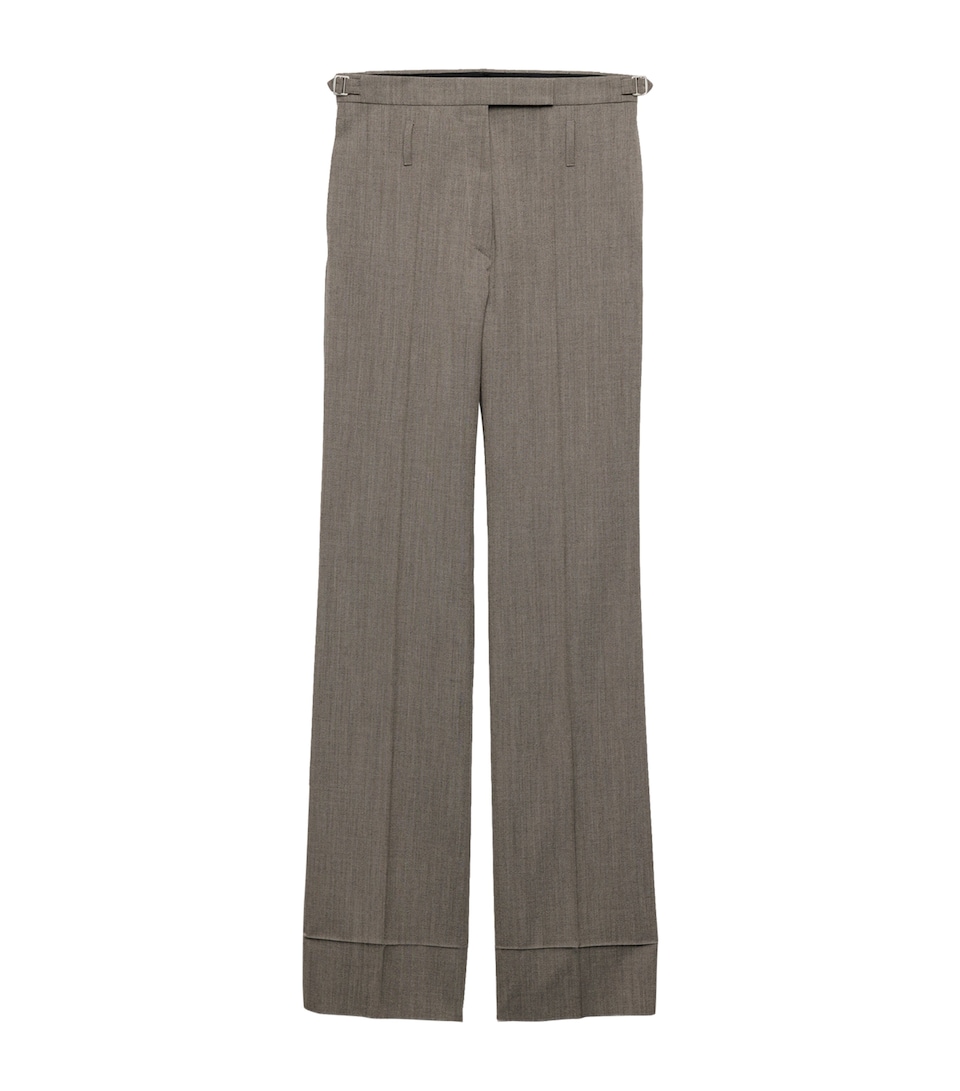 Technical Wool Tailored Trousers