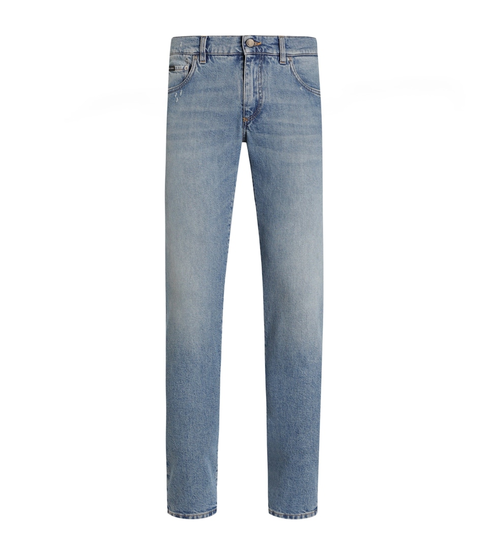 Dolce&Gabbana Mens Slim Jeans Combined Colour