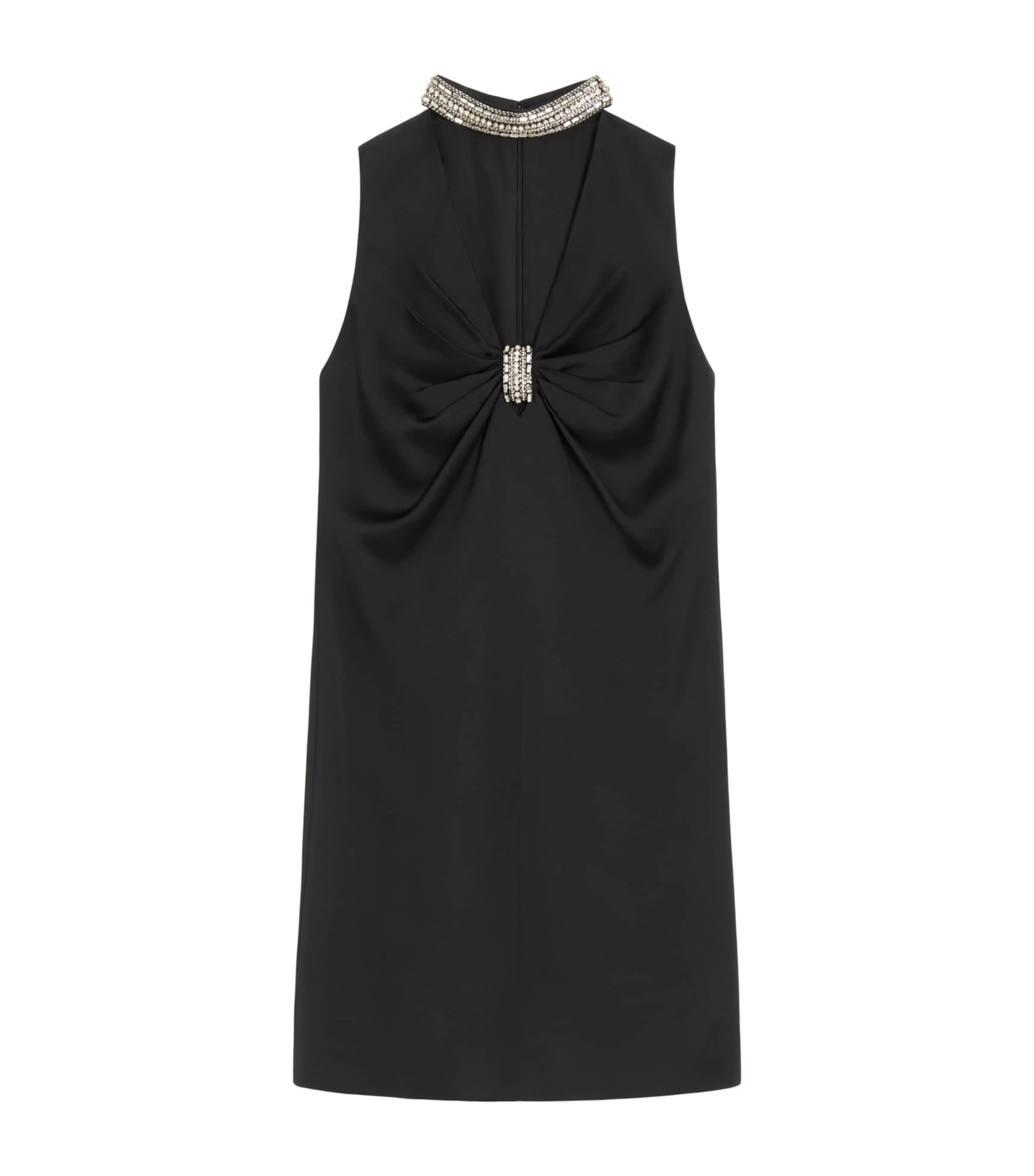 Valentino Womens Embellished Mini Dress Nud