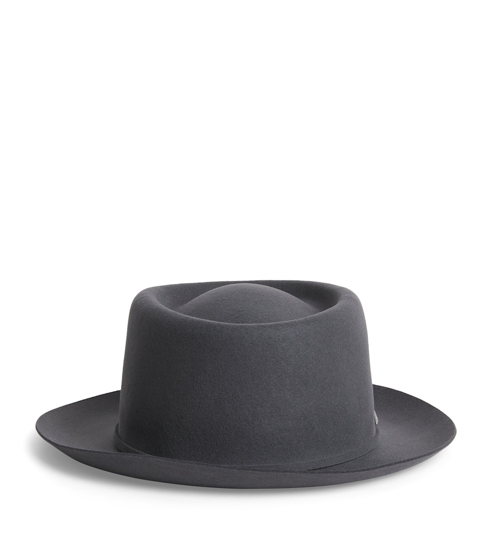 Wool Felt Pork Pie Hat