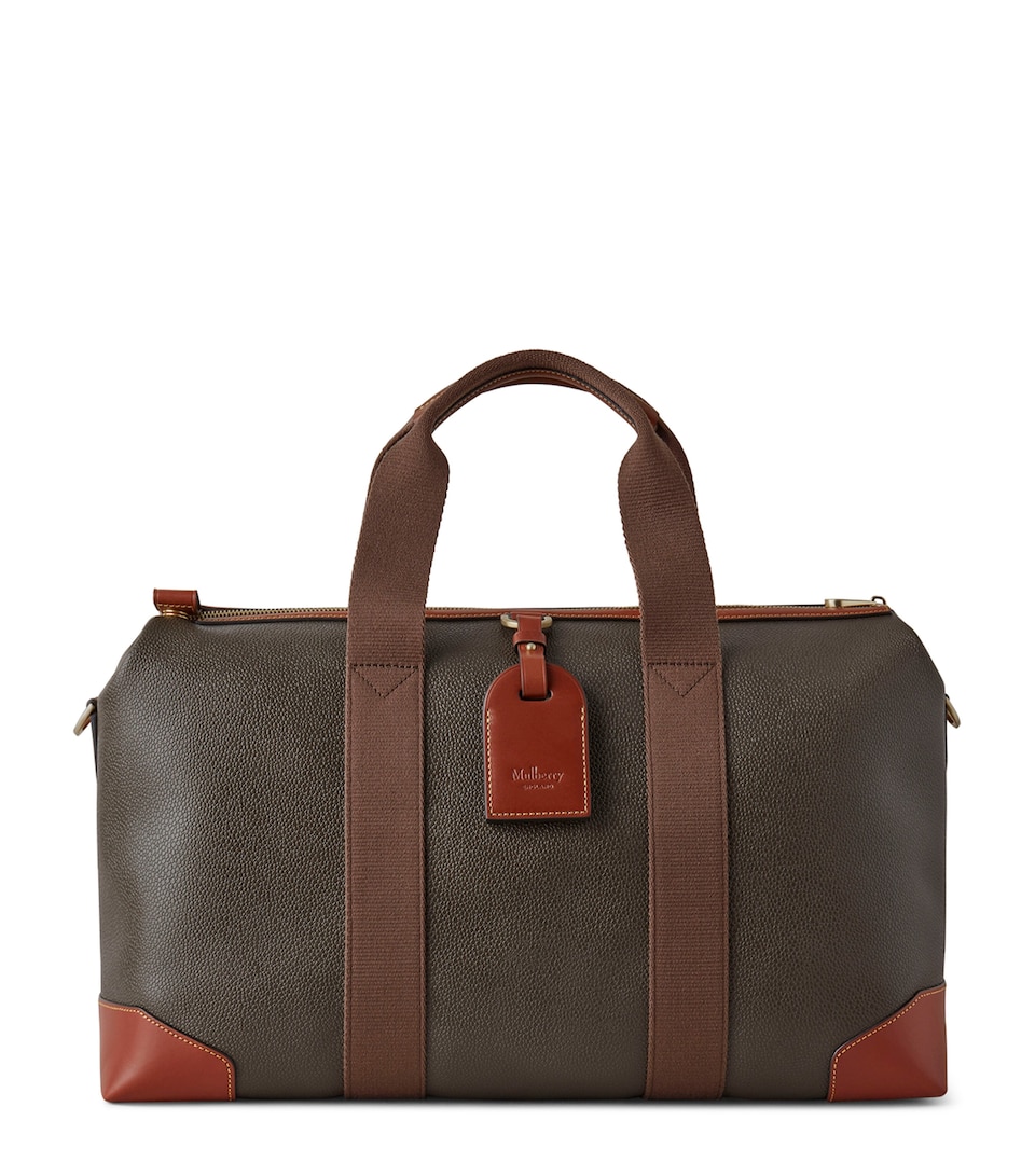 Mulberry Heritage Clipper Holdall Mole Cognac