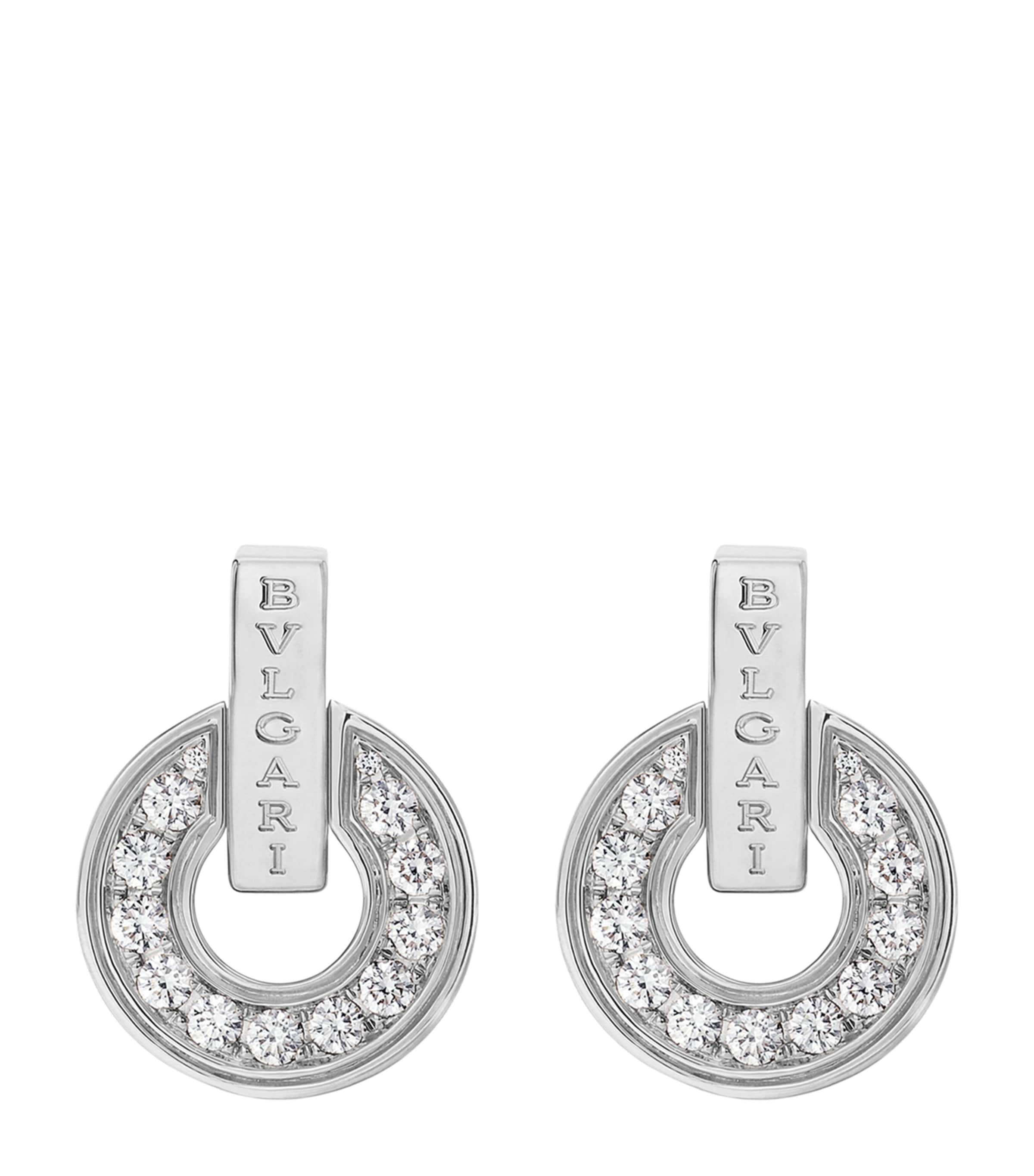 White Gold and Diamond BVLGARI BVLGARI Earrings