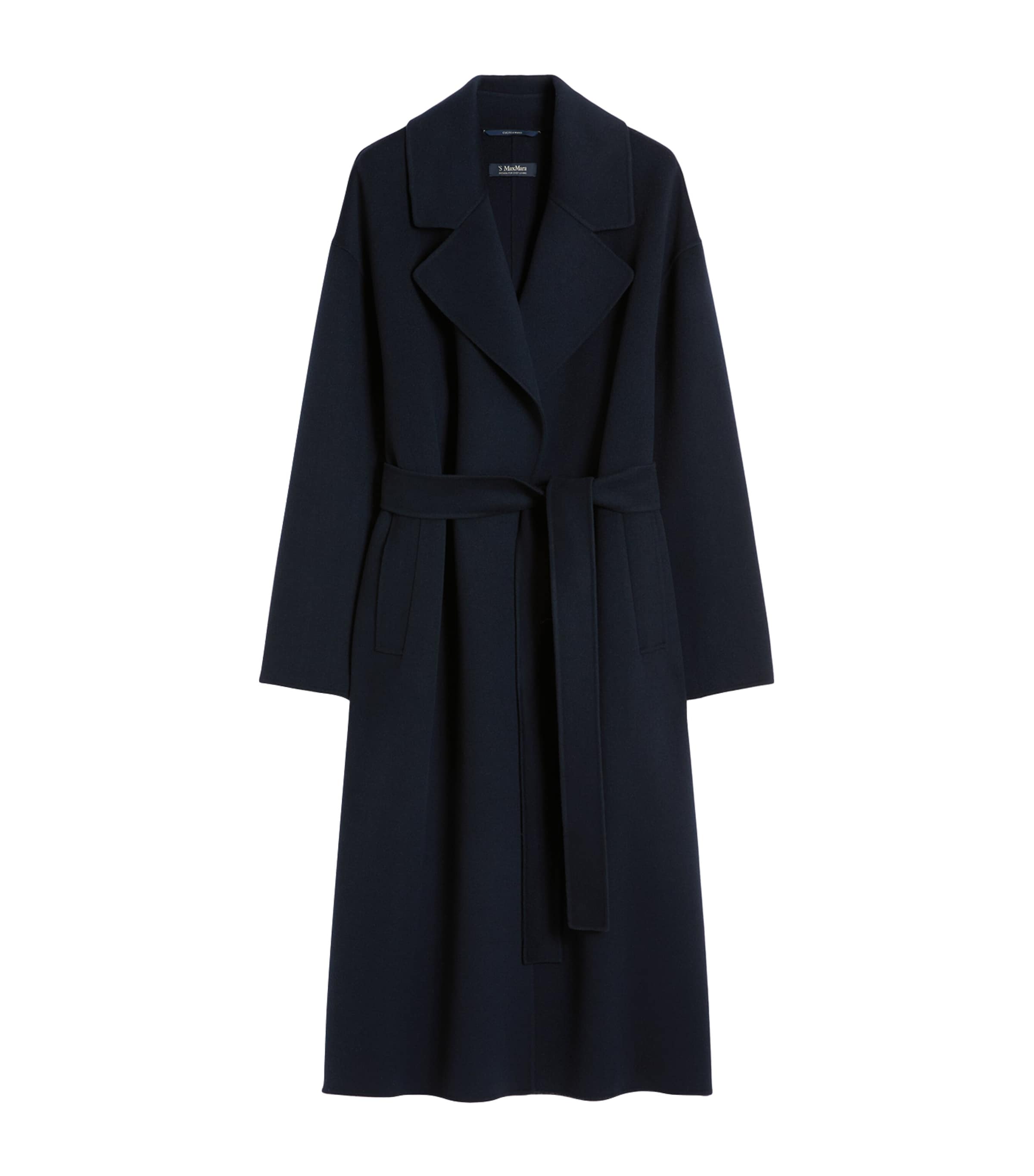 Virgin Wool Belted Coat