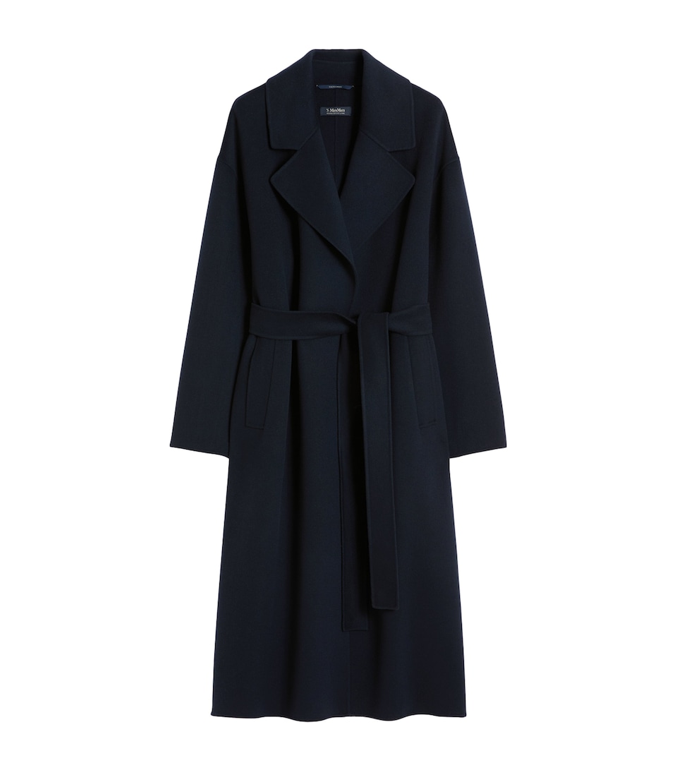 Virgin Wool Belted Coat