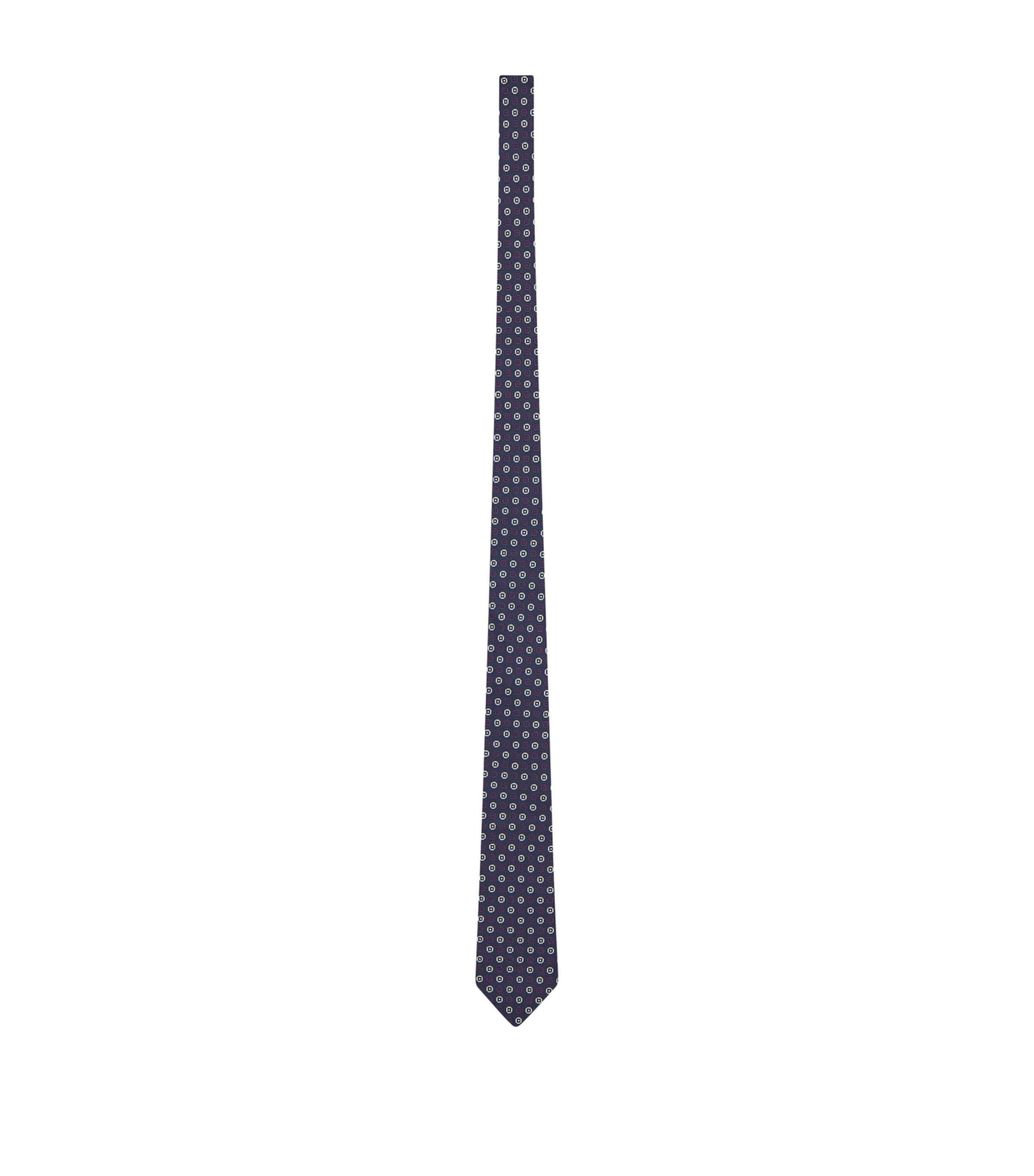 Saint Laurent Silk Circle Motif Tie