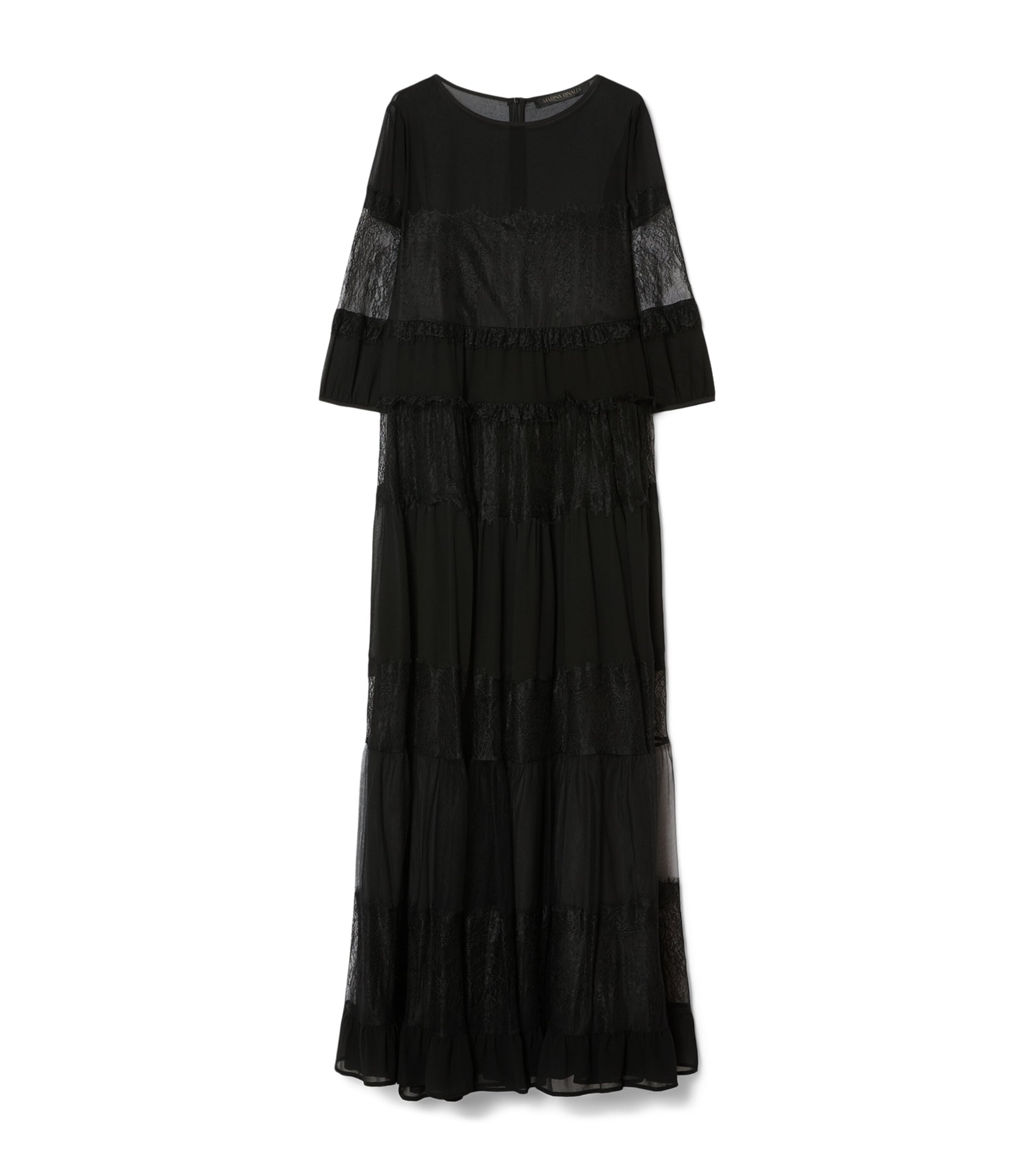 Lace Tulle Maxi Dress