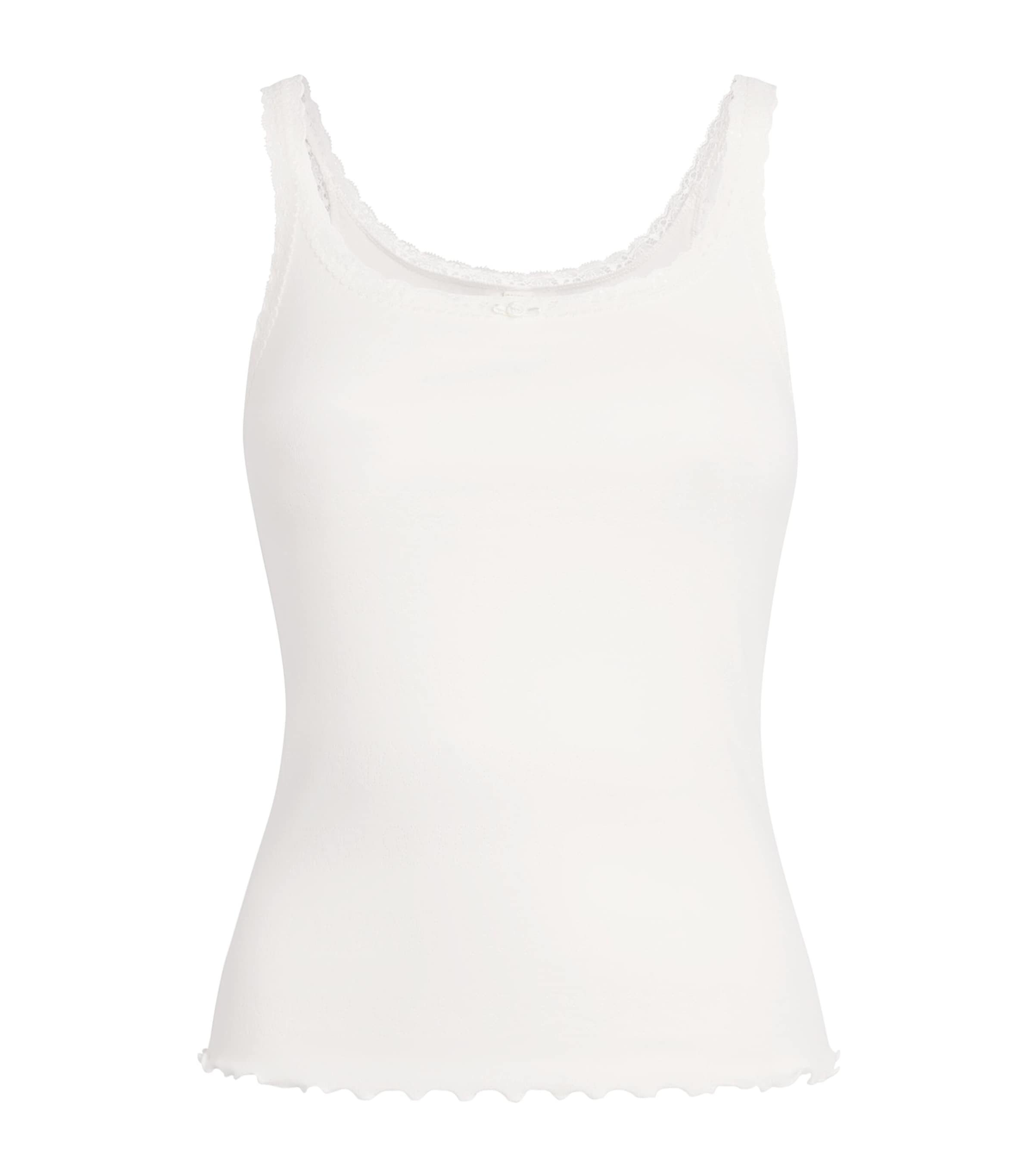Skims Womens Pointelle Cami Pyjama Top Ivory