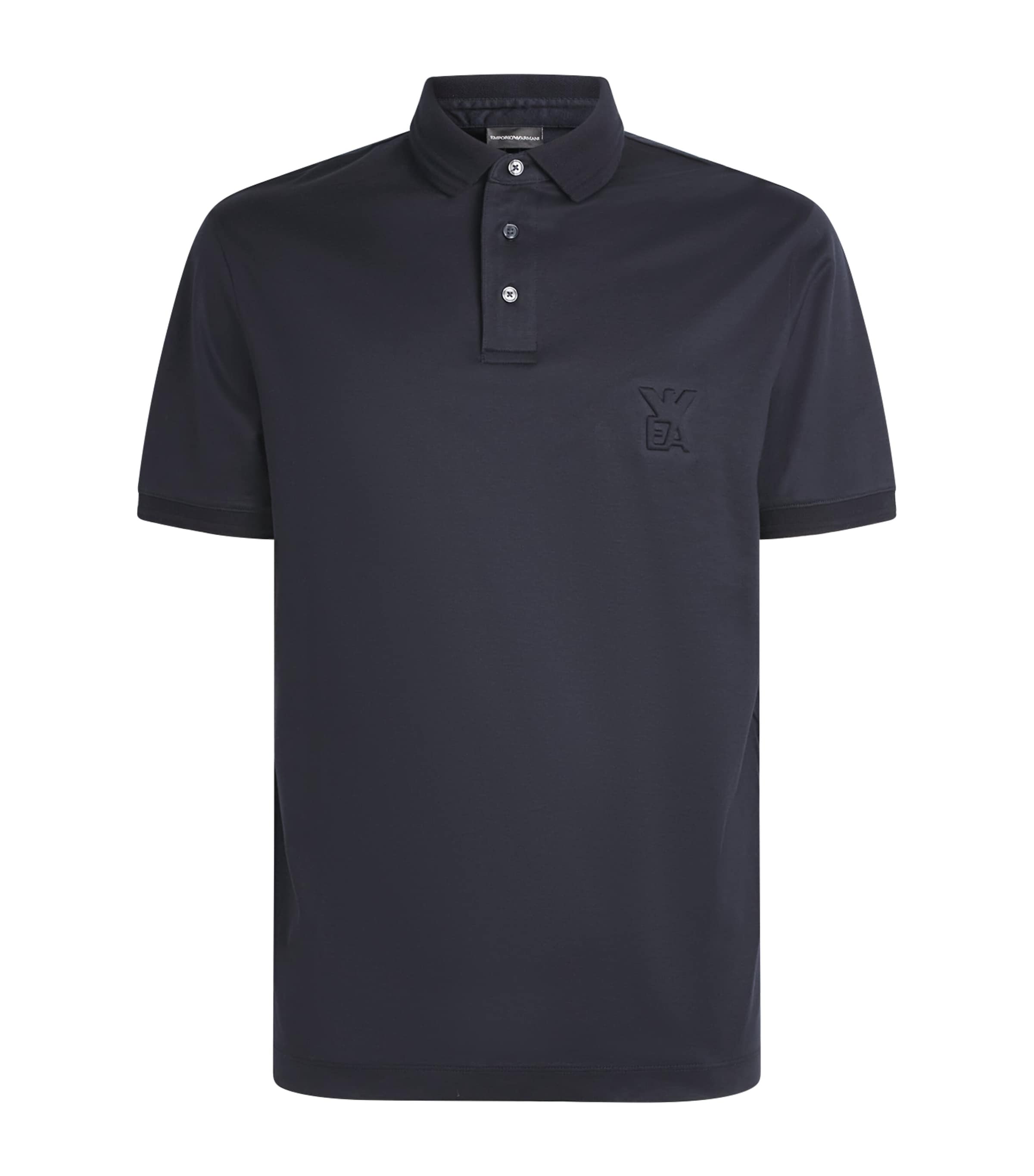 Embossed-Logo Polo Shirt