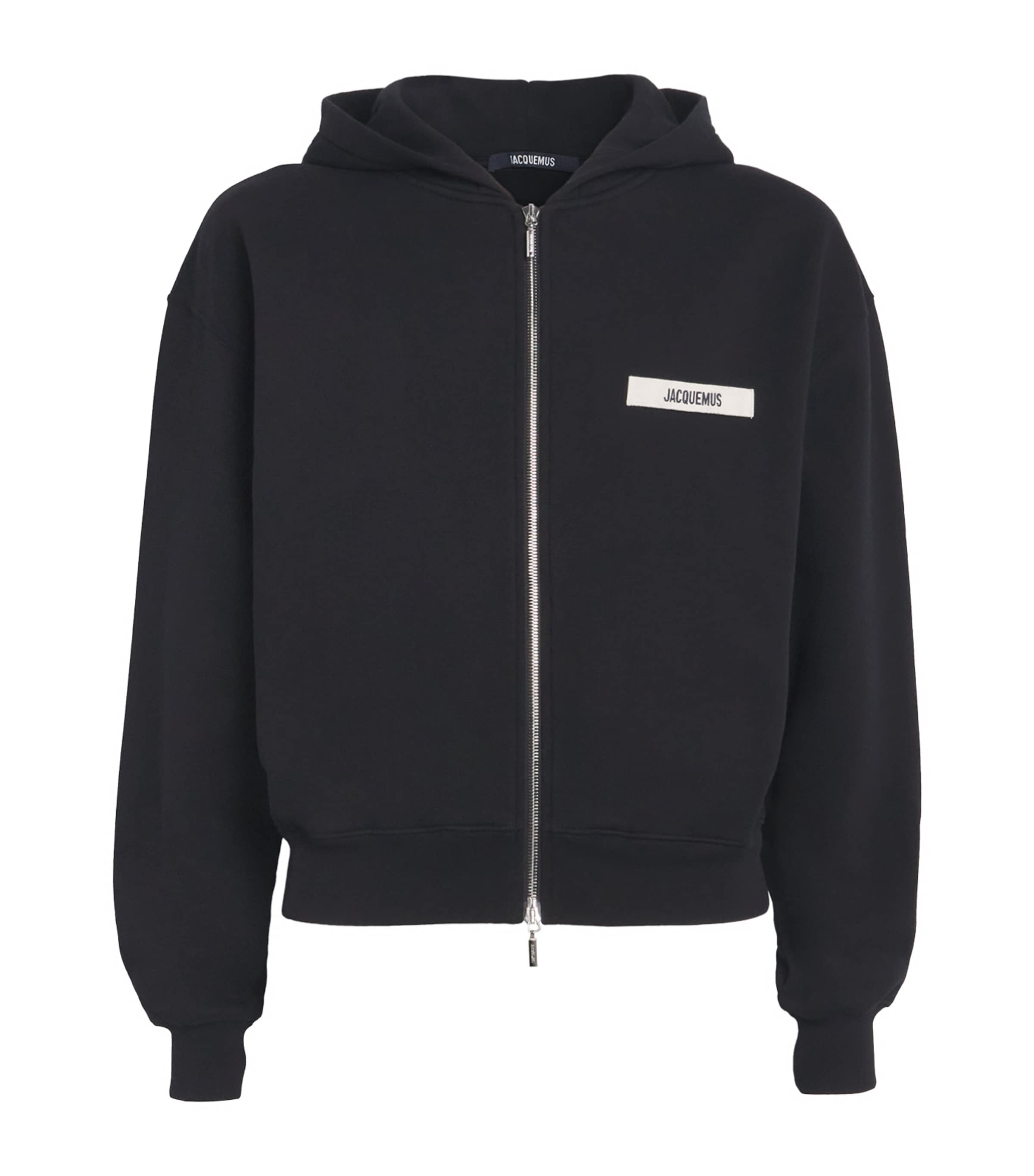 Grosgrain Logo Zip-Up Hoodie