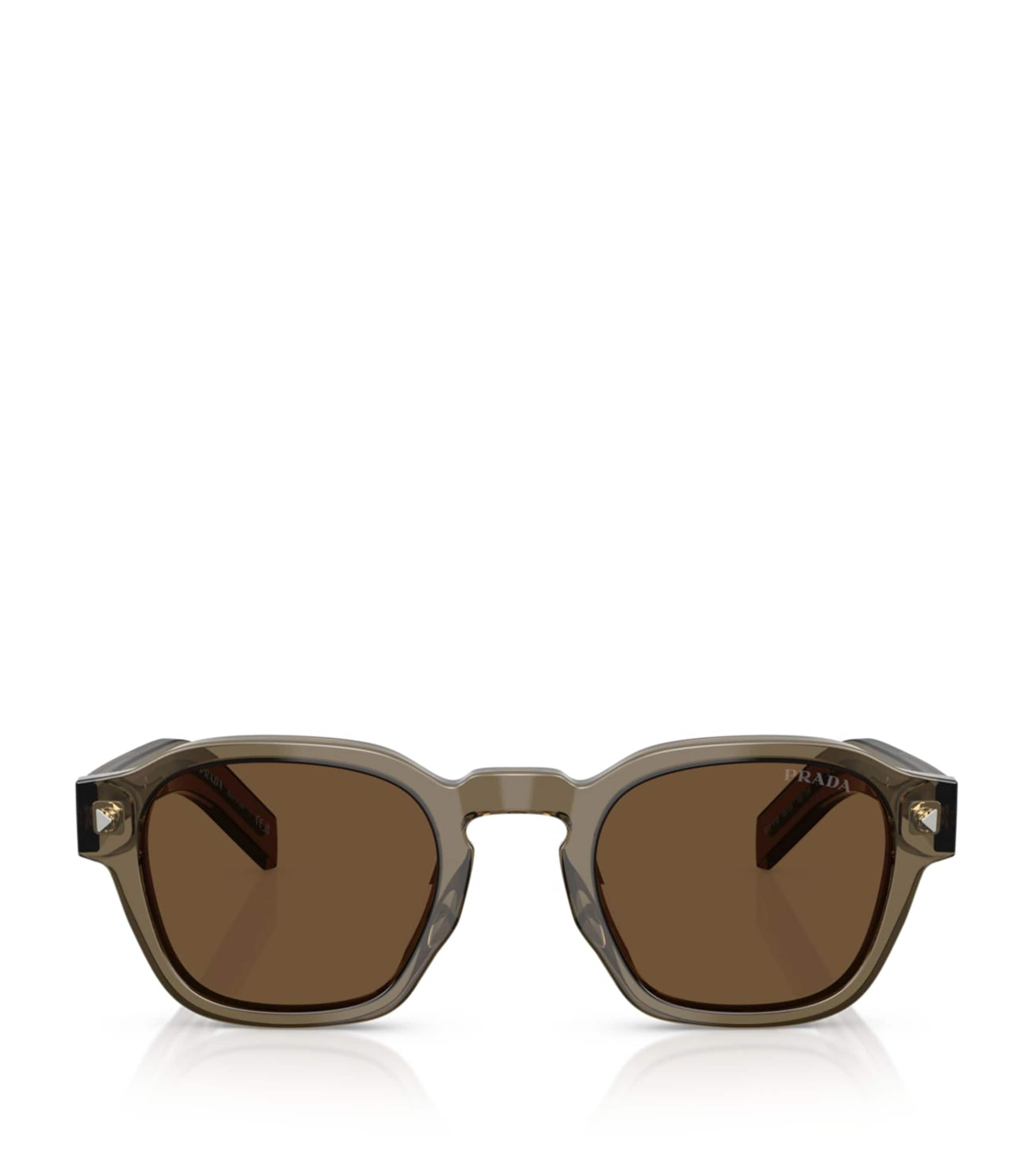 Prada Acetate Phantos Sunglasses Beige