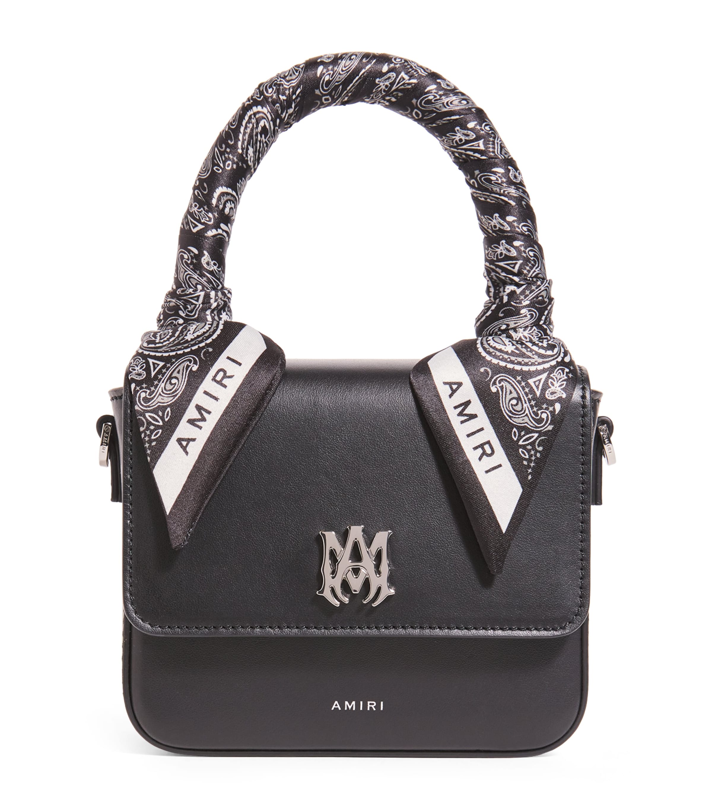 AMIRI Leather Micro MA Bag Black