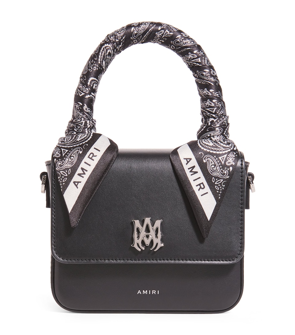 AMIRI Leather Micro MA Bag Black