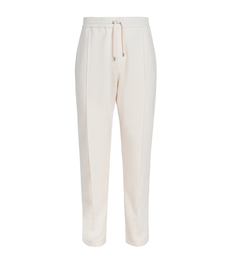 Ralph Lauren Purple Label Mens x Wimbledon Cotton-Cashmere Sweatpants Cream