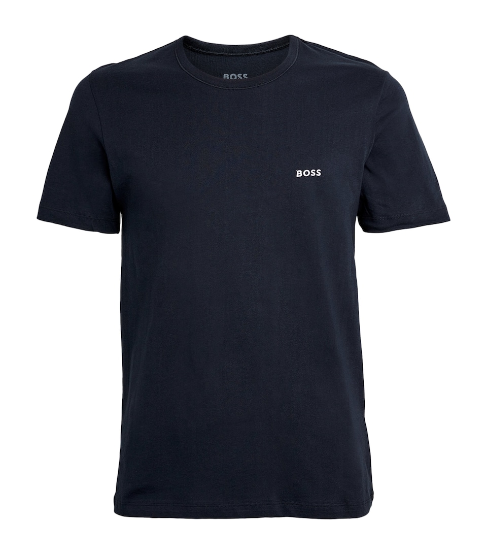 BOSS Mens Logo-Embroidered T-Shirt (Pack of 3)