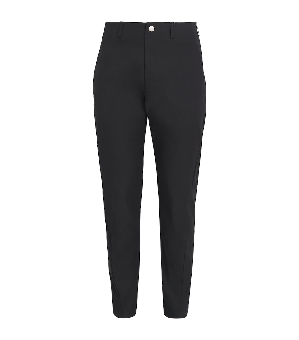 Alba Mens Cotton-Blend Techno Trousers Black