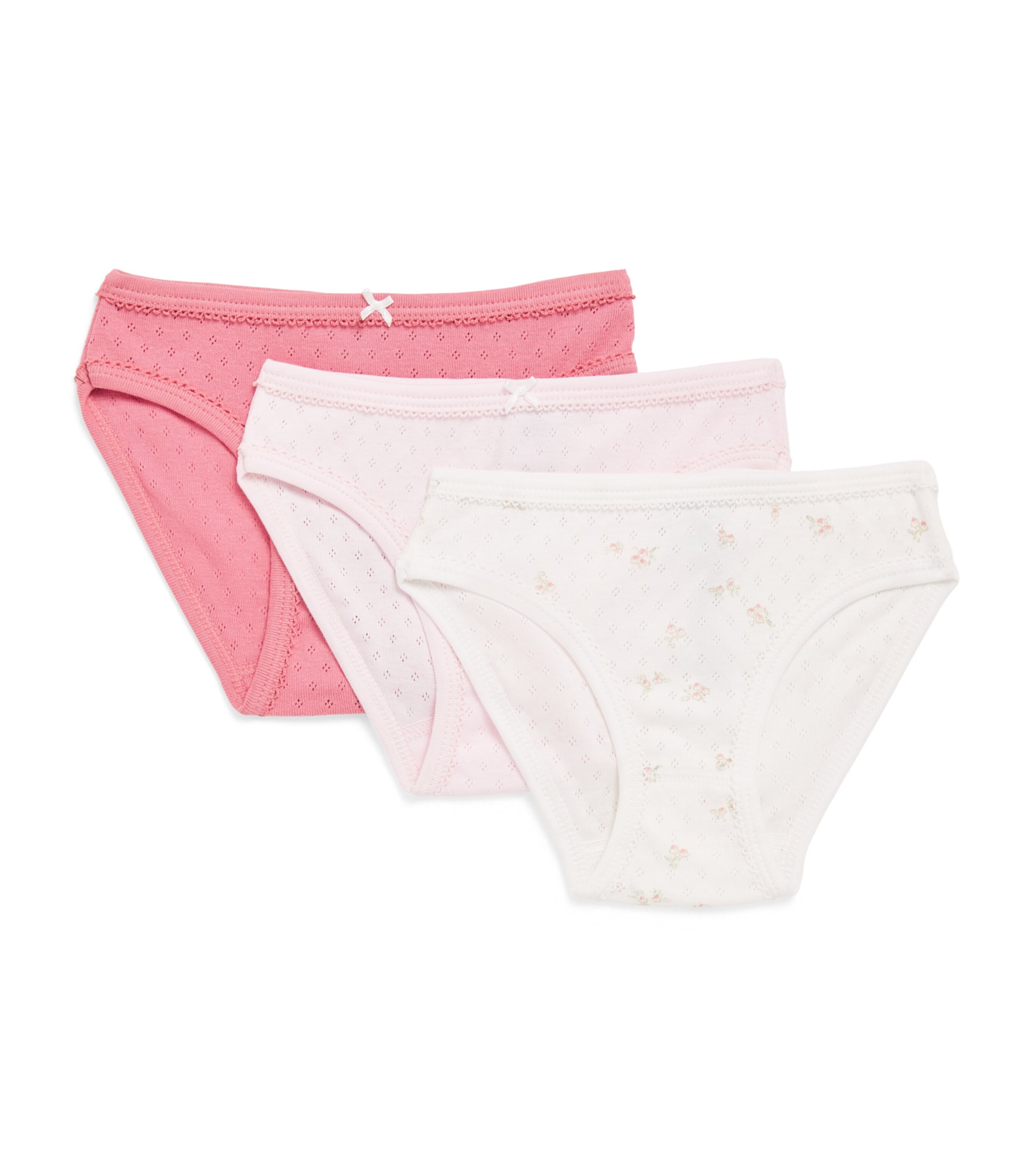 Petit Bateau Pack of 3 Cotton Knickers (2-12 Years)