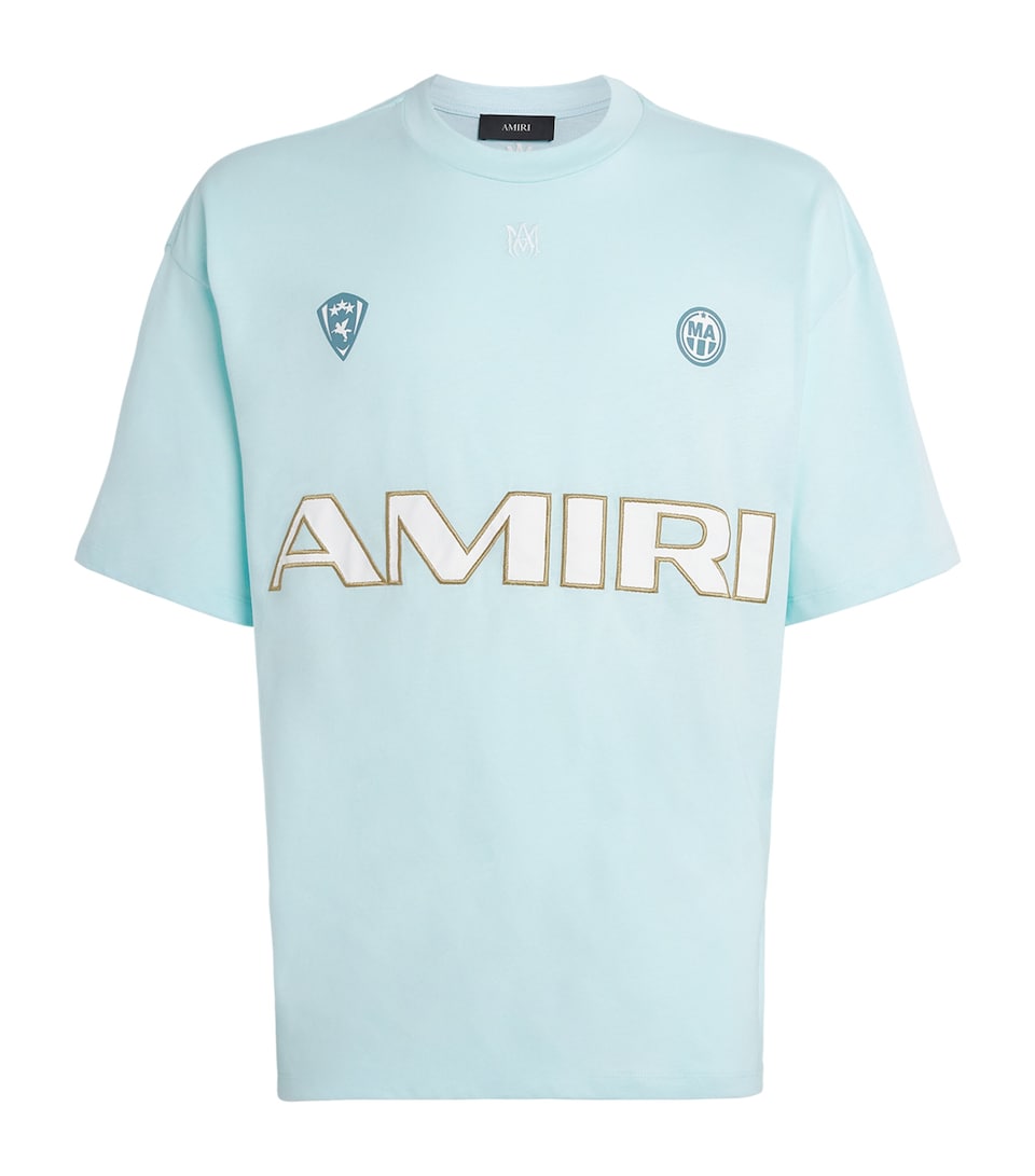 AMIRI Mens Cotton Sport 94 T-Shirt Sky