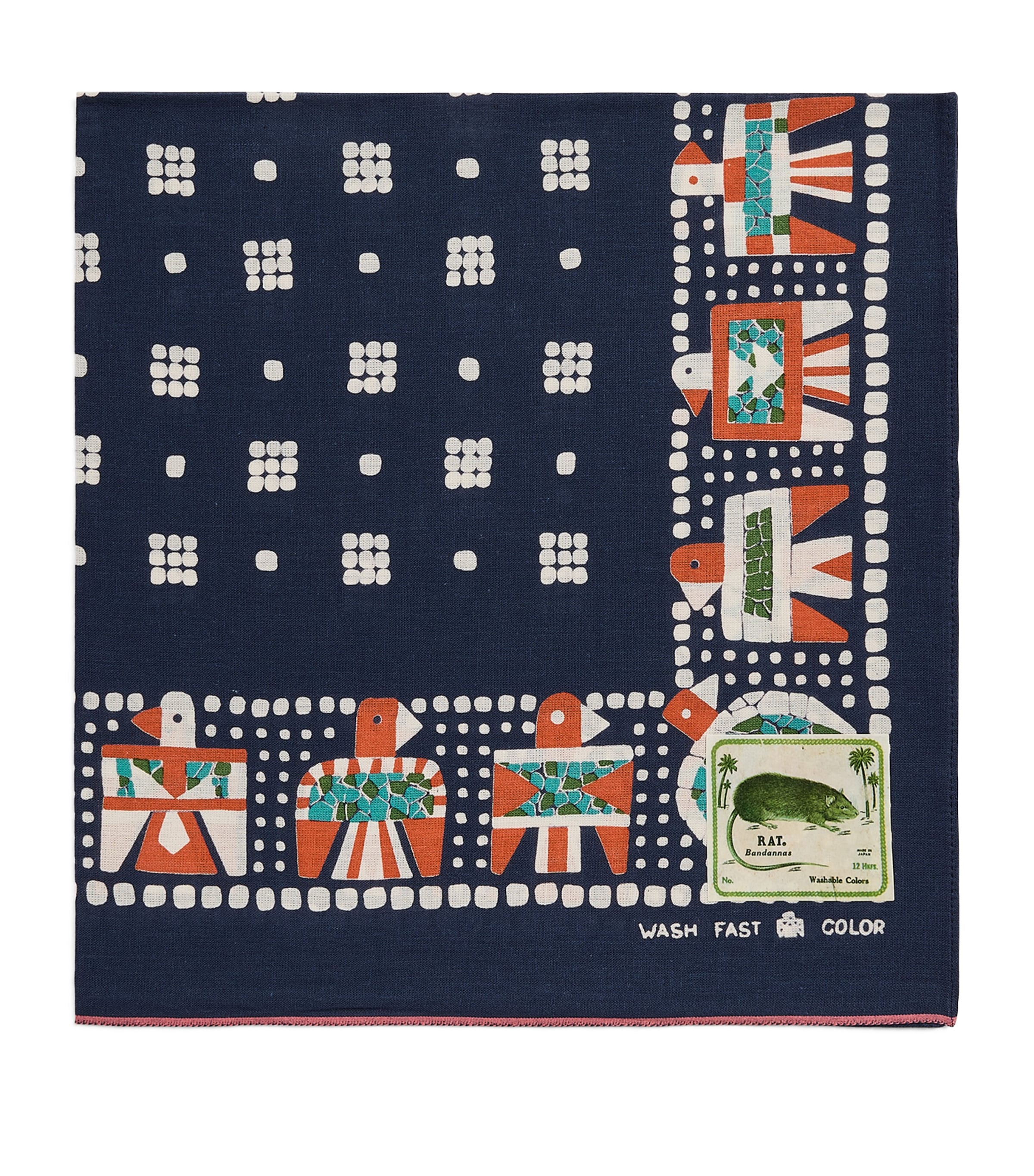 Kapital Selvedge Bandana Navy