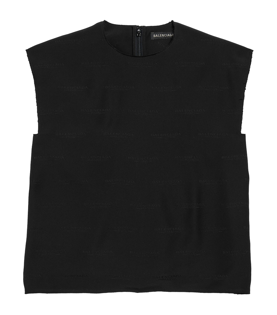 Silk Jacquard License Top