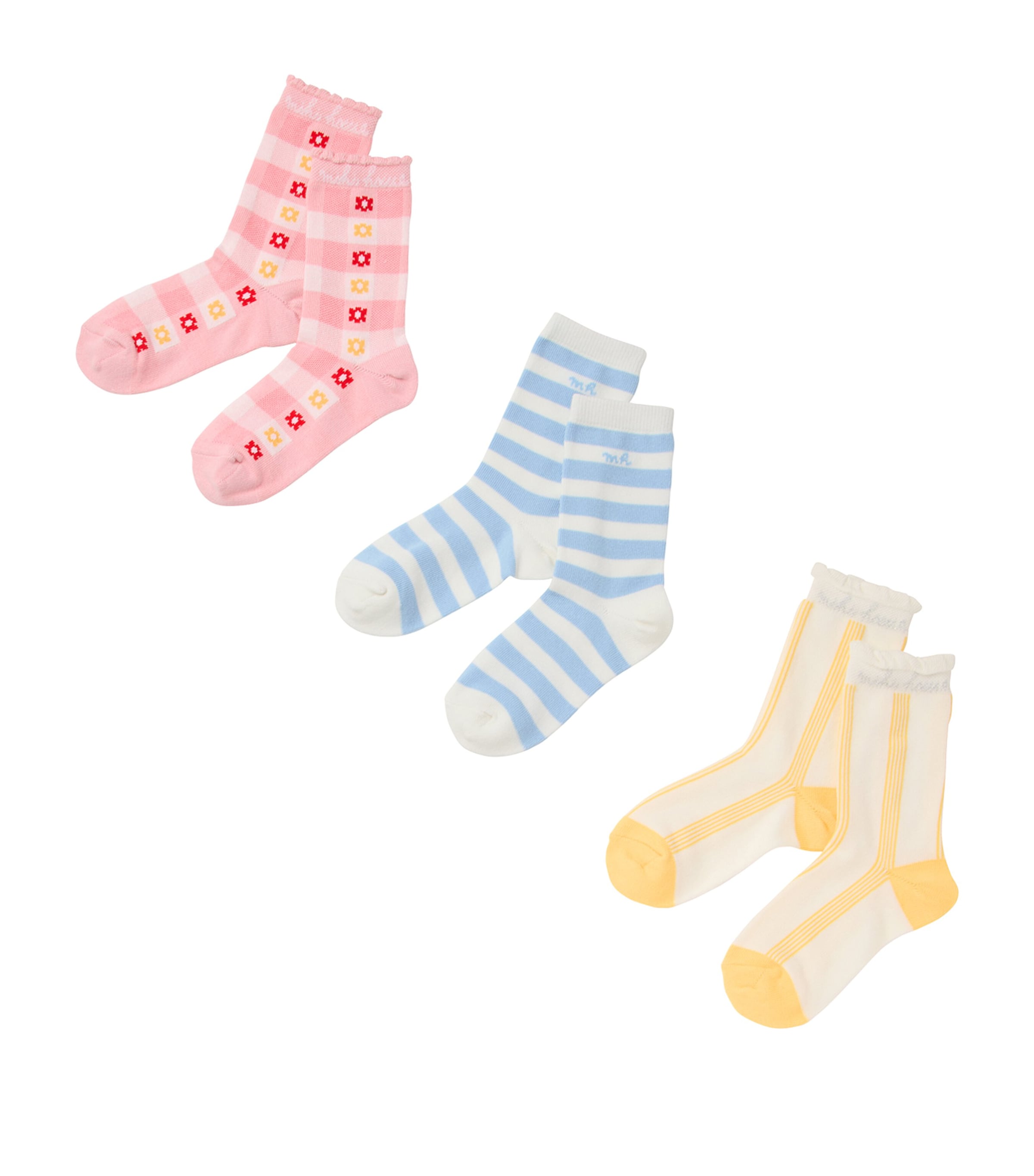 Miki House Patterned Socks (Pack of 3)