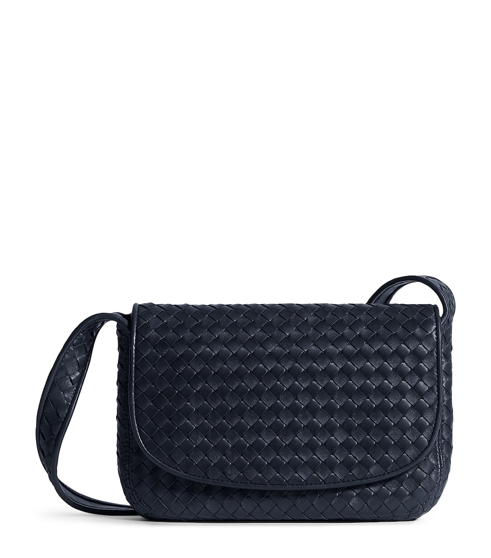 Bottega Veneta Leather Veneto Messenger Bag