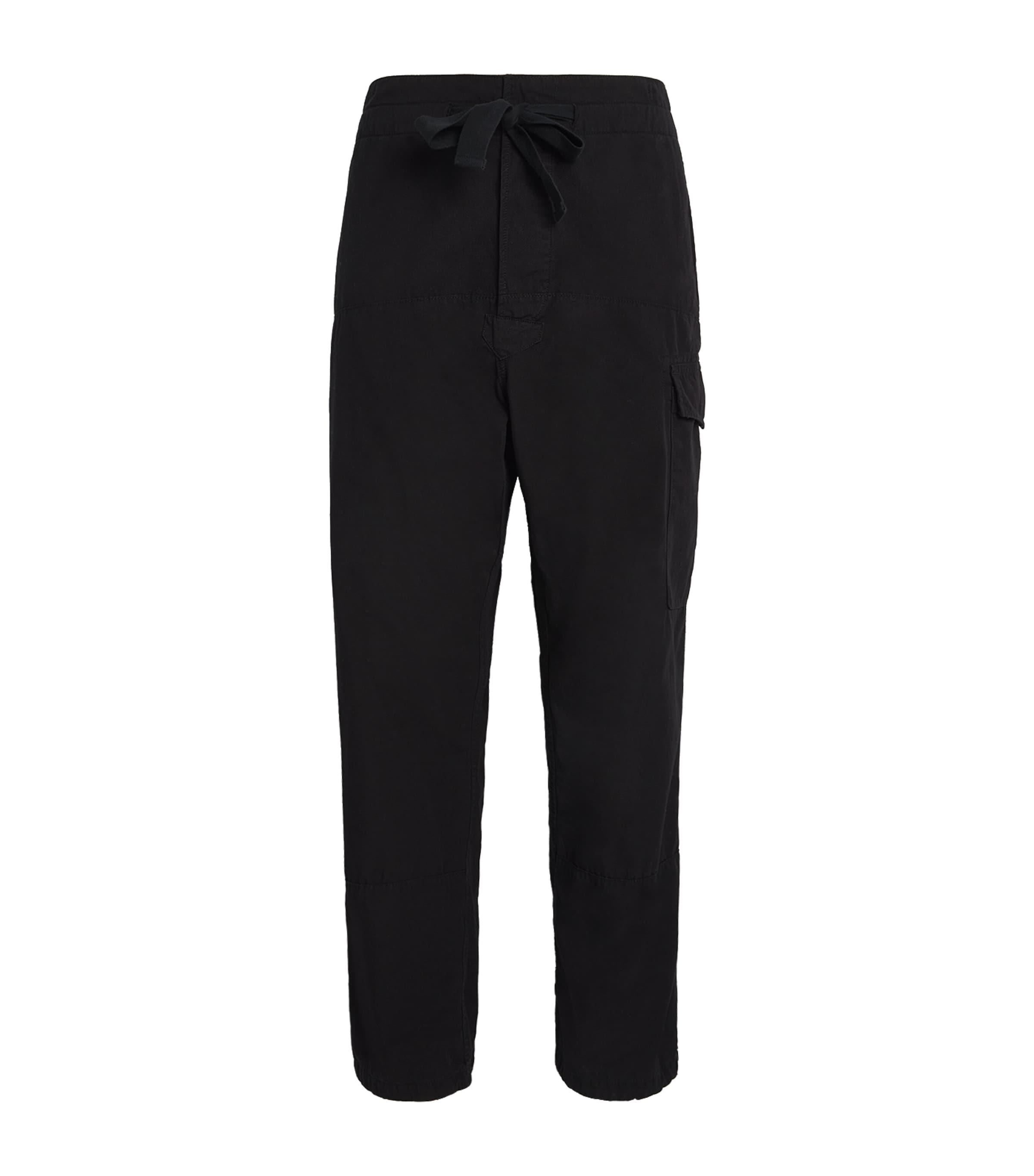 Cotton Canvas Cargo Trousers