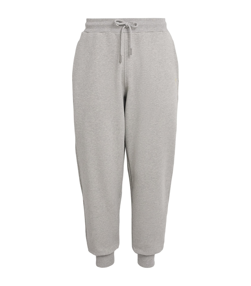 AMI Paris Mens Cotton Ami de Coeur Sweatpants Gris Chine Clair