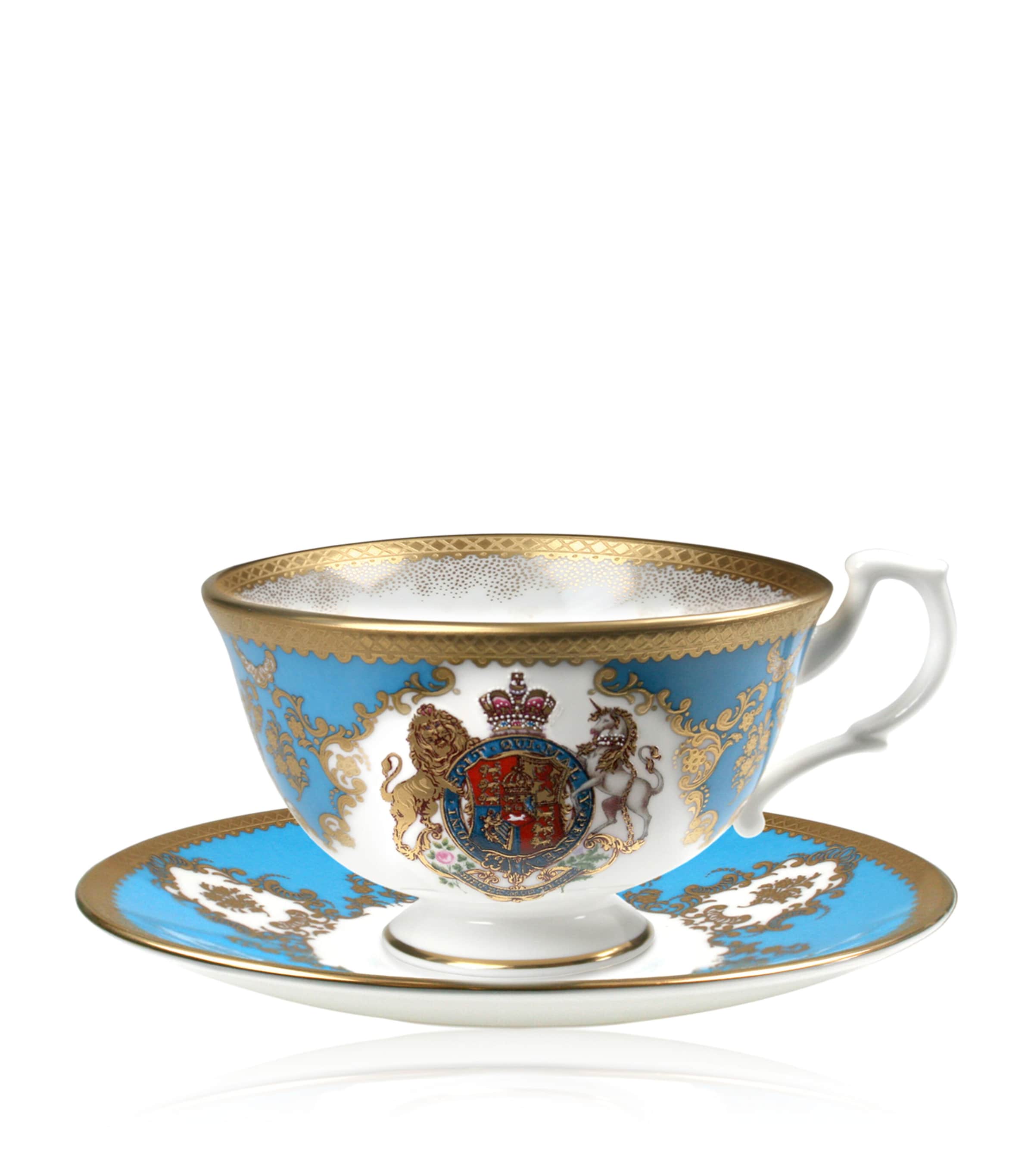 Coat of Arms Teacup and Saucer