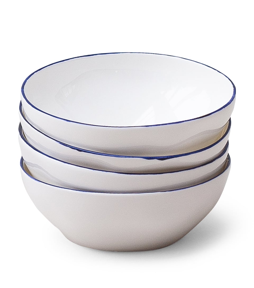 FELDSPAR Set of 4 Cobalt Ice Cream Bowls (13cm) Cobalt (blue)