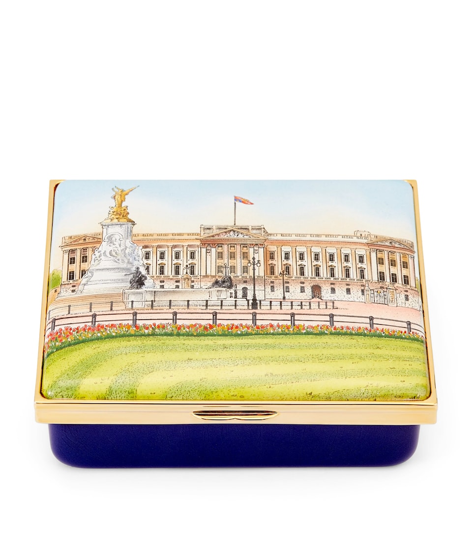 Halcyon Days Enamel Buckingham Palace Box