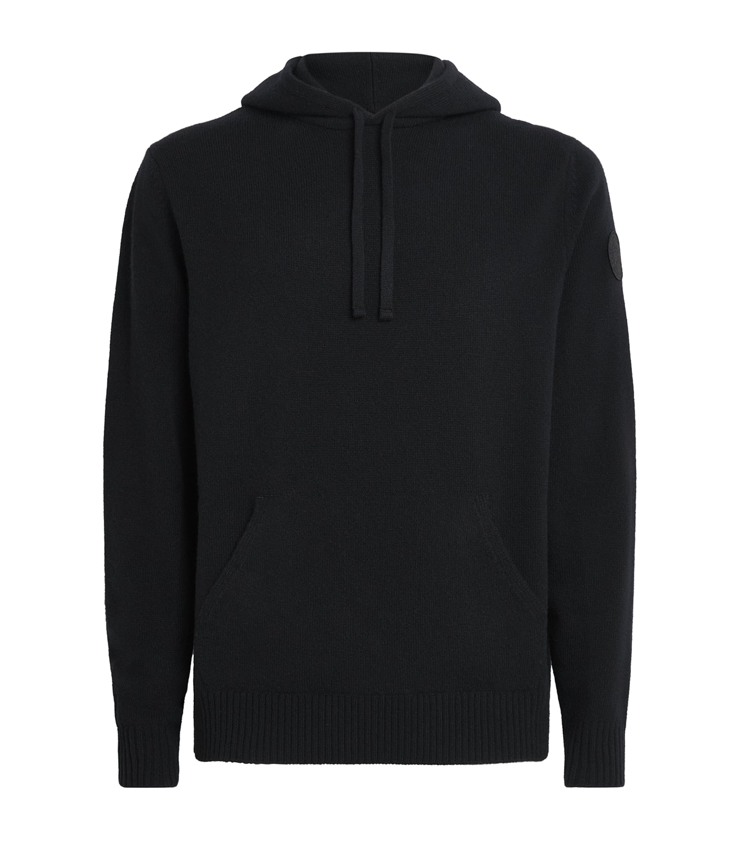 Canada Goose Mens Extrafine Merino Wool Zinnia Hoodie Black