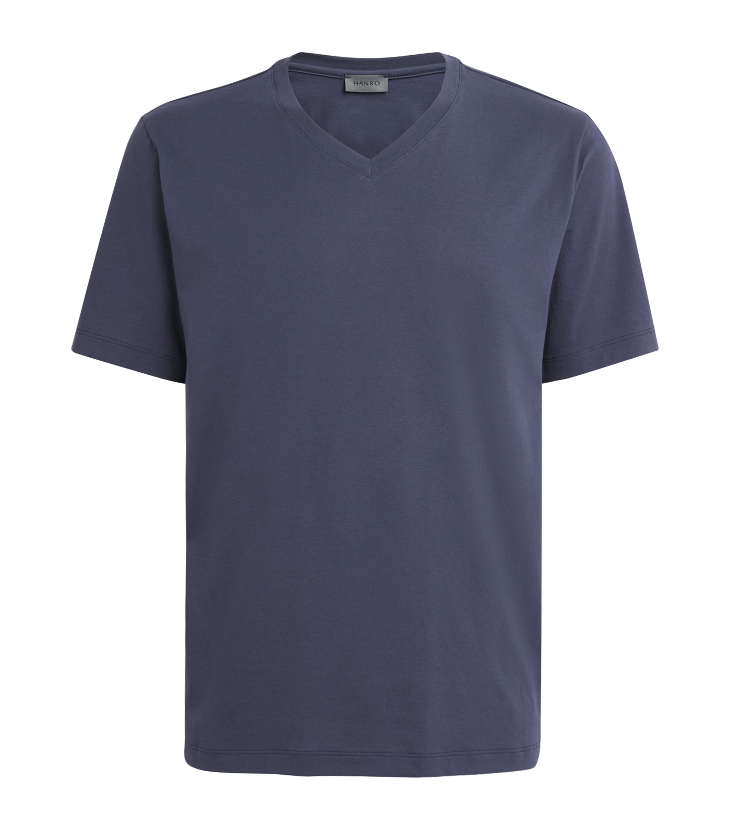 Hanro Mens Cotton Night & Day T-Shirt Stormy Gre