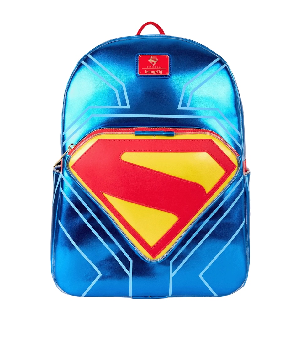 Faux Leather Superman Loungefly Backpack