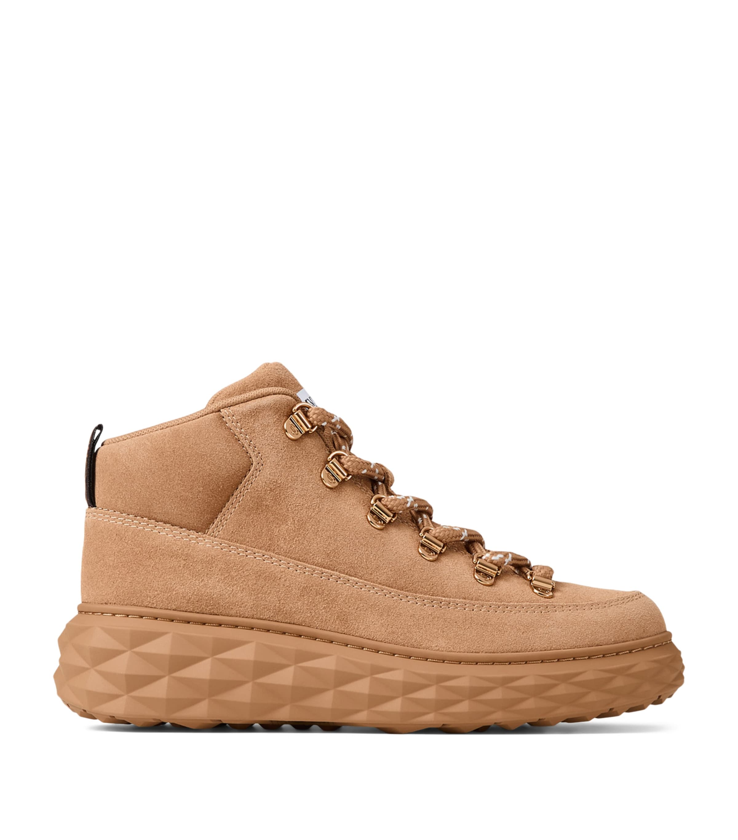 Diamond Maxi Suede Hiking Boots