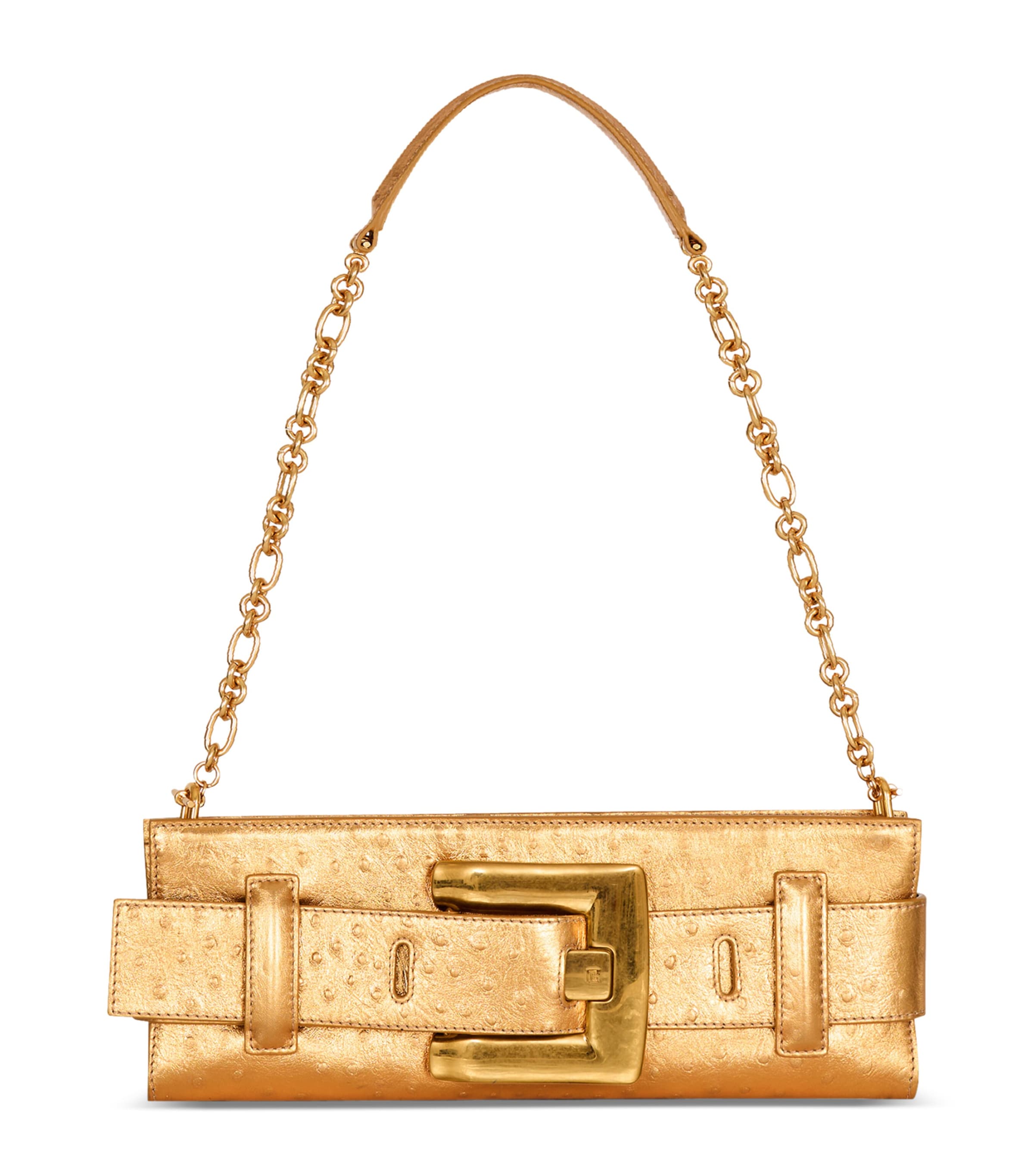 Leather Anthem Clutch Bag