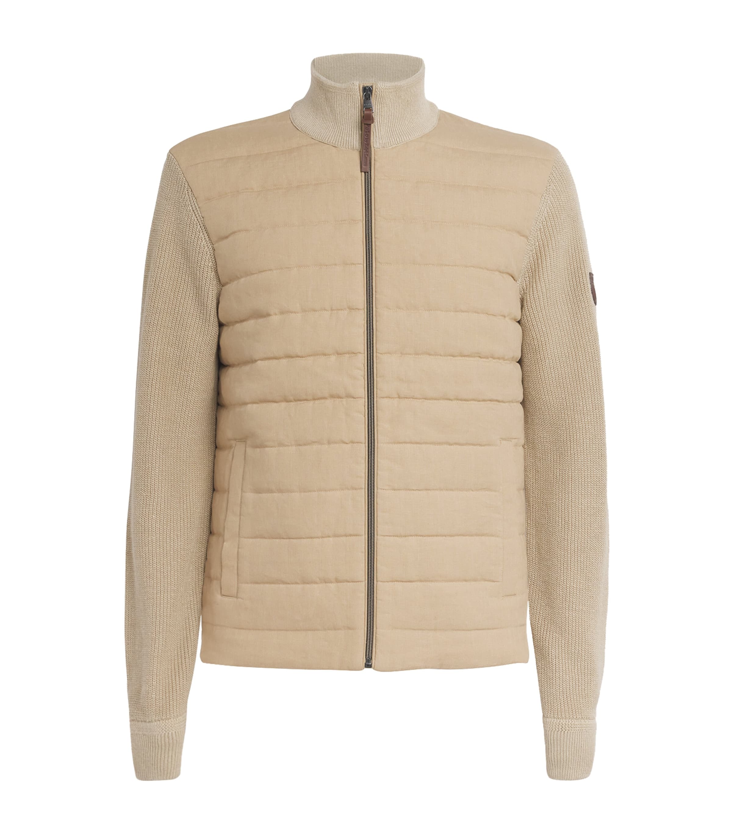 Linen Padded Hybrid Cardigan